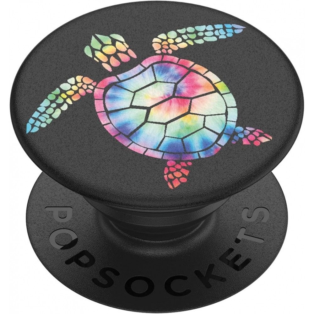Popsockets Popsockets PopGrip Psychedelic Turtle - Smartphone Zubehör Computer-Kabel, PopGrip, Einzigartiges Design mit psychedelischer Schildkröte