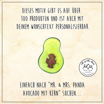 Mr. & Mrs. Panda Trinkflasche Avocado Kern - Weiß - Geschenk, Pflanze, Avokado, Kinder Trinkflasche, Leicht zu öffnen