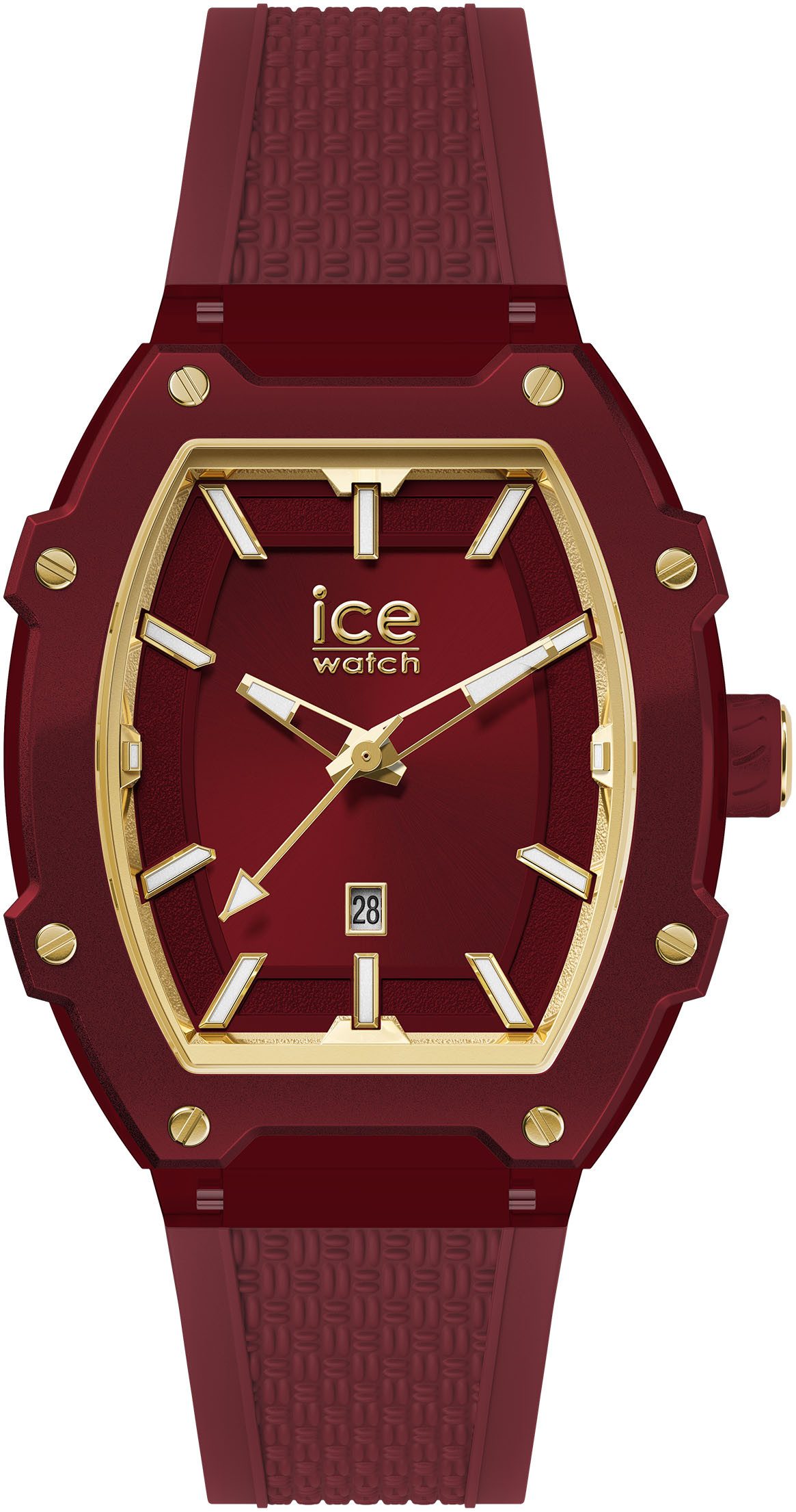 ice-watch Quarzuhr ICE boliday - Plastic - Small - 3H + Date 023993, Armbanduhr, Damenuhr, Silikonarmband, Datum, analog