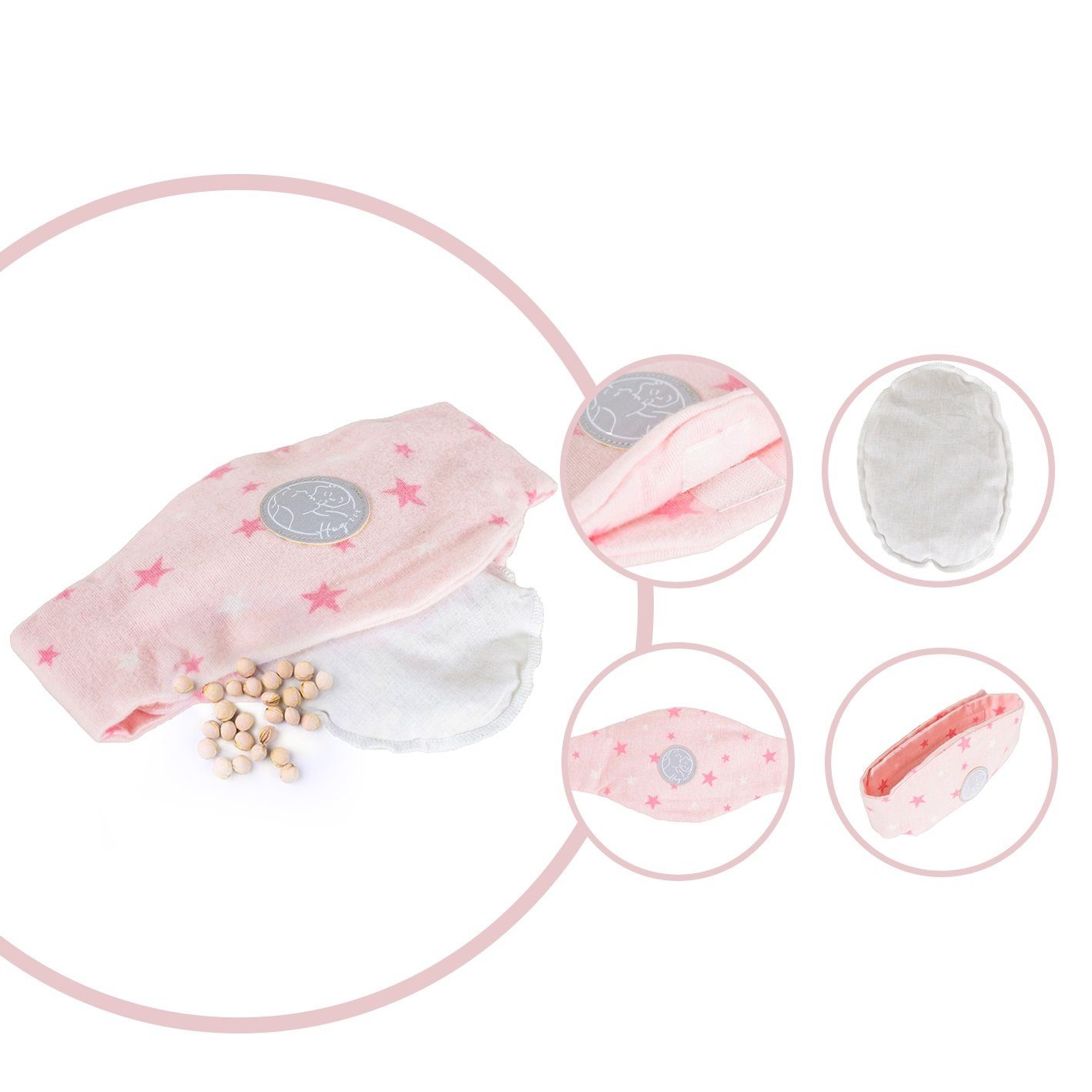 Moni Babykissen Baby Anti-Kolik-Gürtel, Kirschkernkissen, Wärmekissen, Ther günstig online kaufen