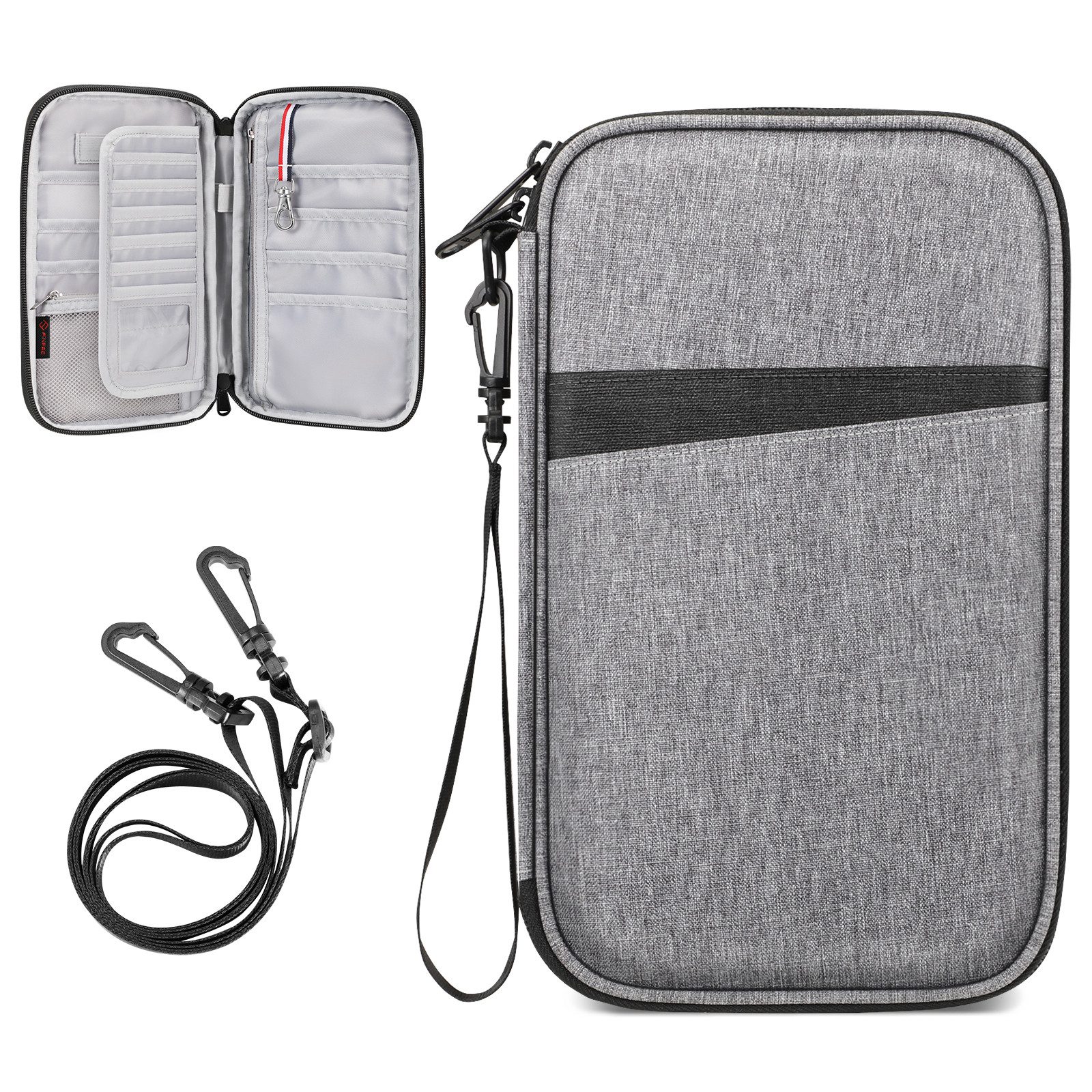 Fintie Geldbörse Reisepass Tasche Familie Reiseorganizer, RFID-Blockier Was günstig online kaufen