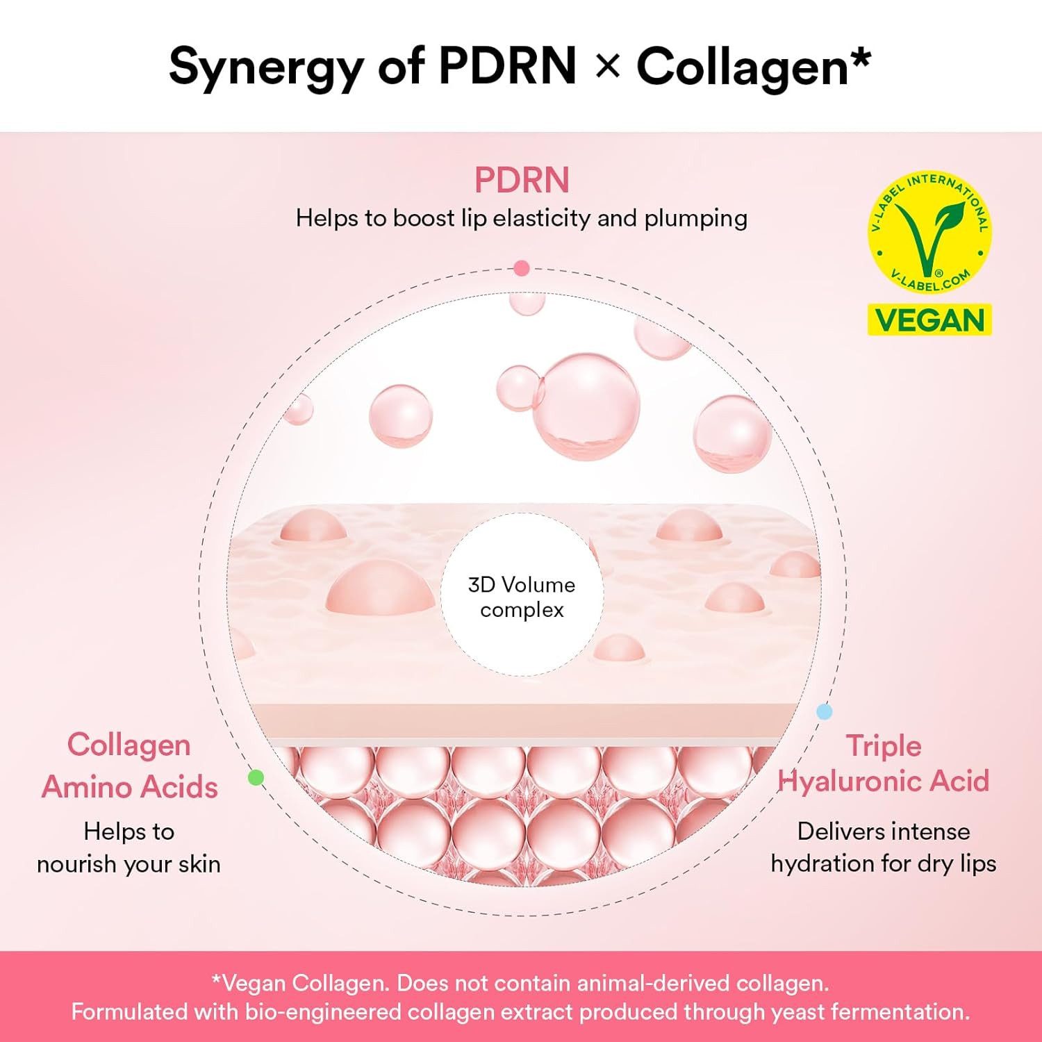 Abib Gesichtsmaske PDRN Collagen Lip Mask Glazed Jelly 11g transparente Jelly Lippenmaske mit Sodium DNA, Kollagen und Hyaluronsäure für geschmeidig, gepflegte Lippen, Glasglanz und süßlichem Candy-Duft