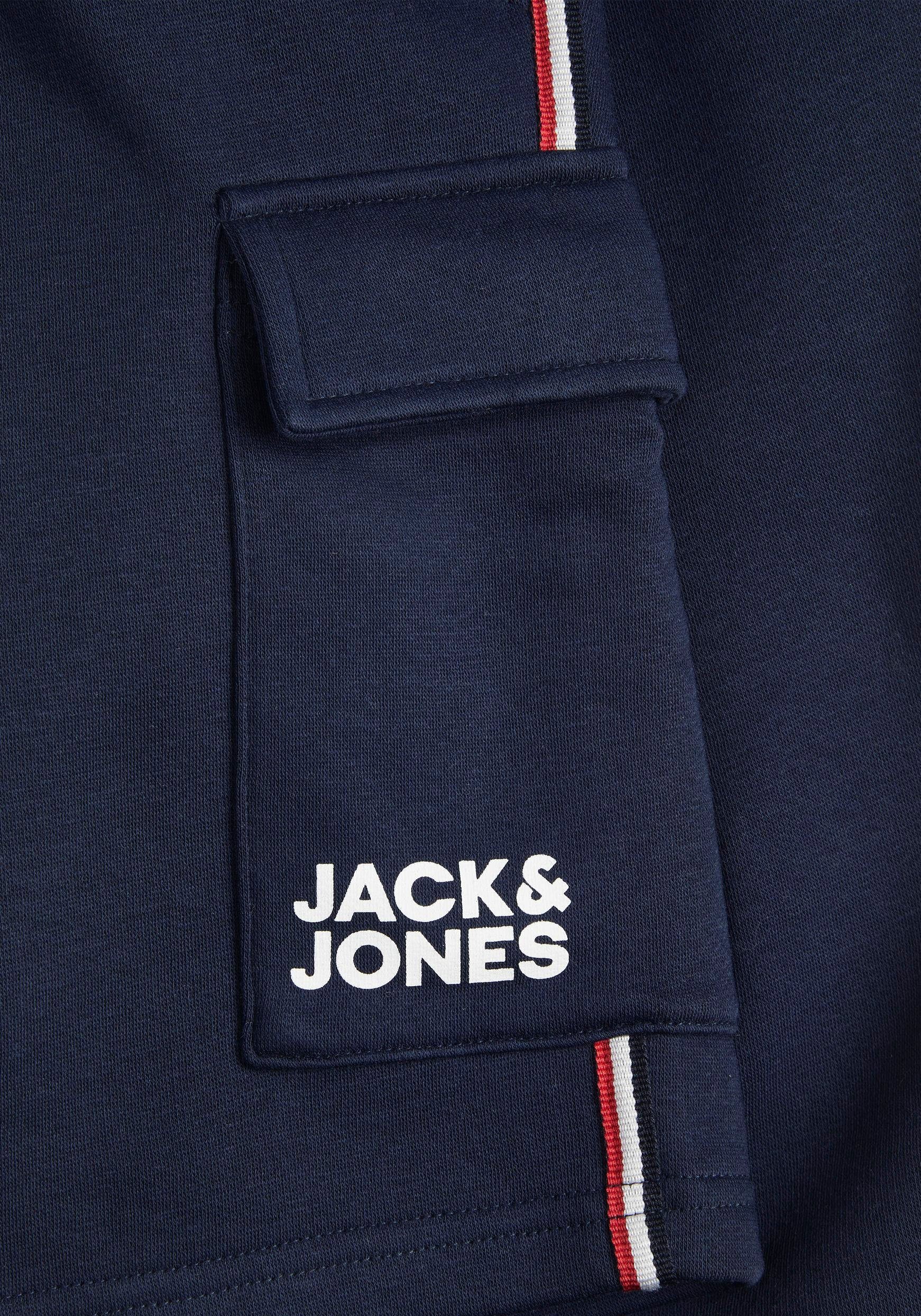 Jack & dunkelblau Jones SWEAT Cargoshorts CARGO Junior JPSTATLAS