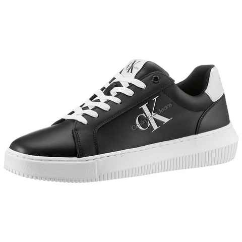 Calvin Klein Jeans SEAMUS 20L Sneaker mit Kontrastbesatz, Freizeitschuh, Halbschuh, Schnürschuh