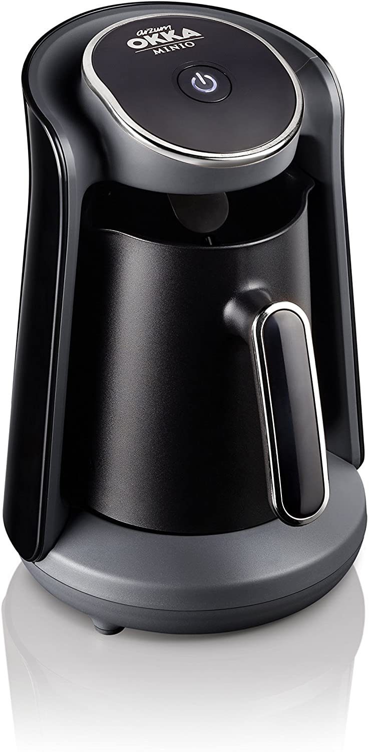 mit Espressomaschine Silber Kaffeekanne Überlaufschutzsystem Arzum Okka Türkische Kaffeemaschine,