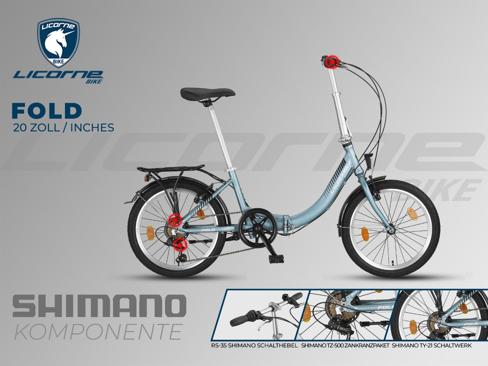 Licorne Bike Klapprad Fold