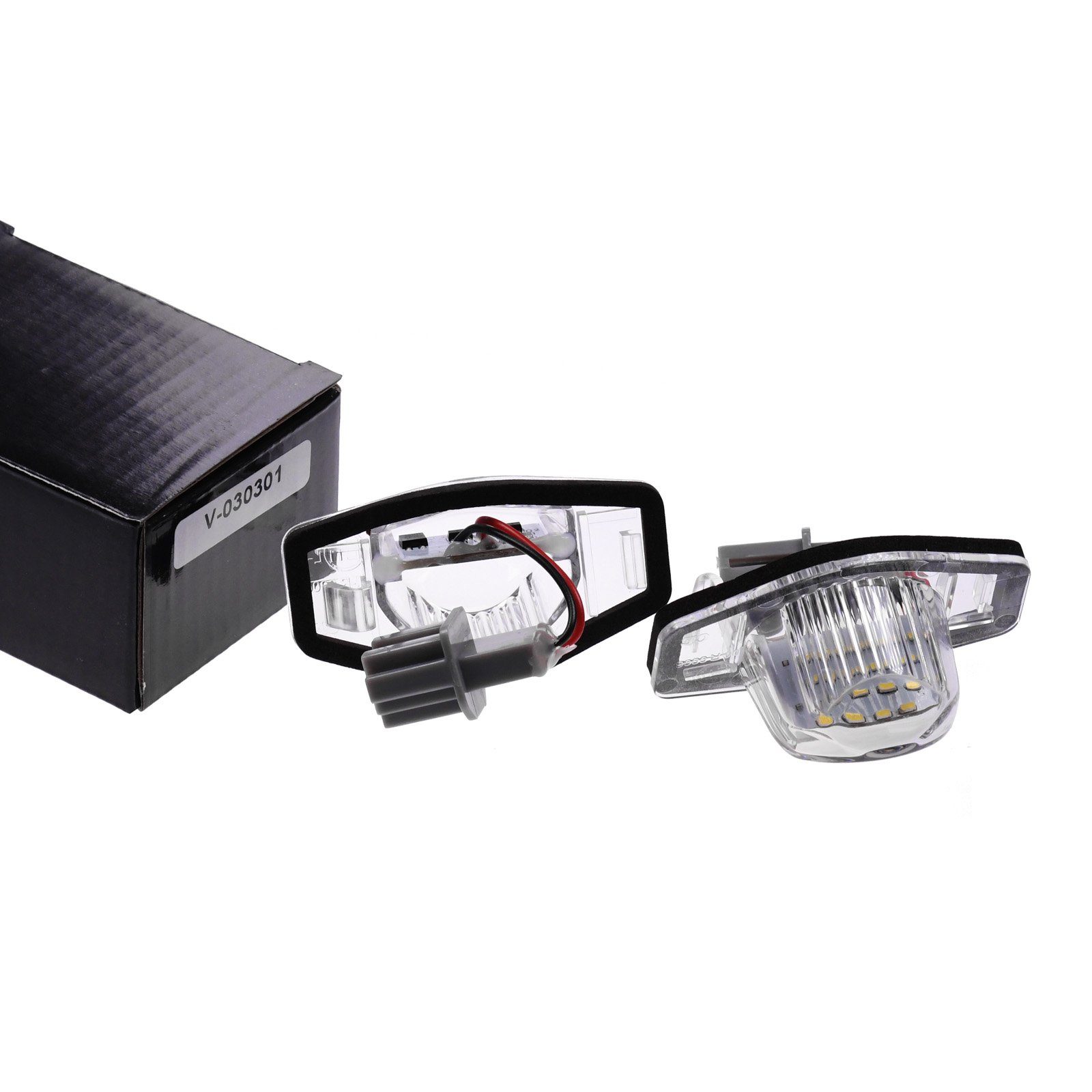 Vinstar E-geprüft Insight kompatibel KFZ-Ersatzleuchte Jazz CR-V für Civic HONDA HONDA, IX mit: FR-V LED Kennzeichenbeleuchtung HR-V
