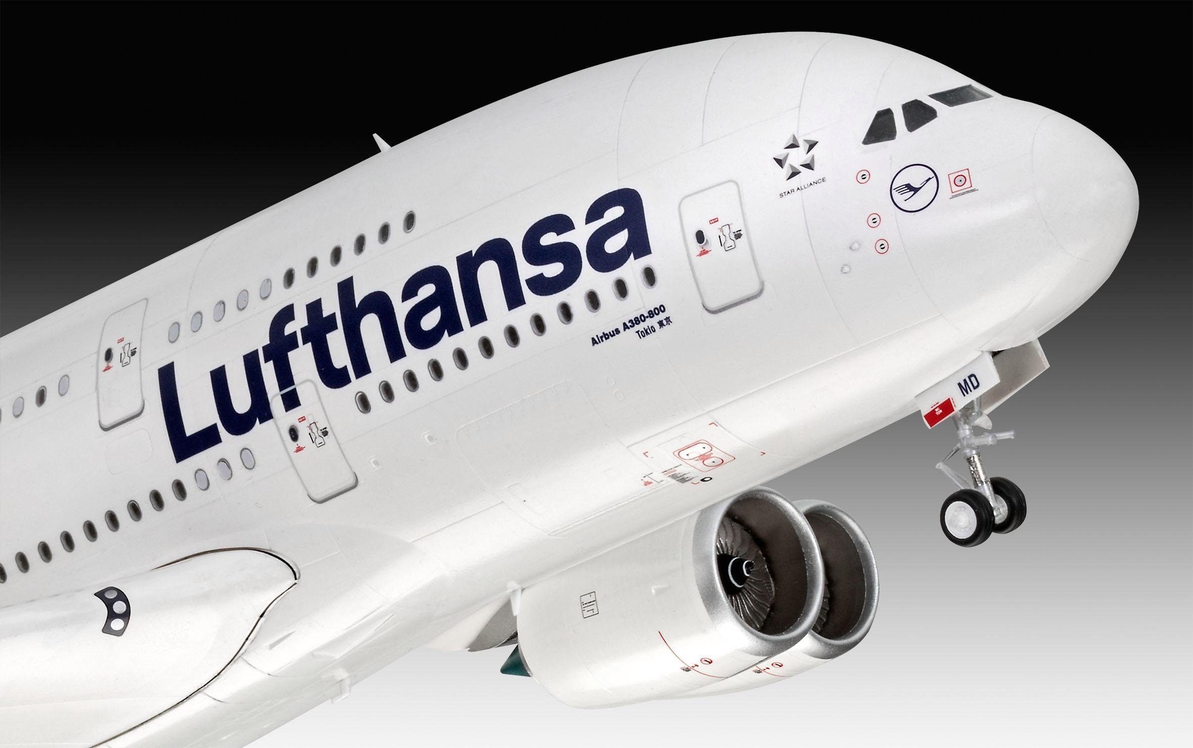 Revell® Modellbausatz Airbus A380-800 Lufthansa - New Livery, Maßstab 1:144, Made in Europe