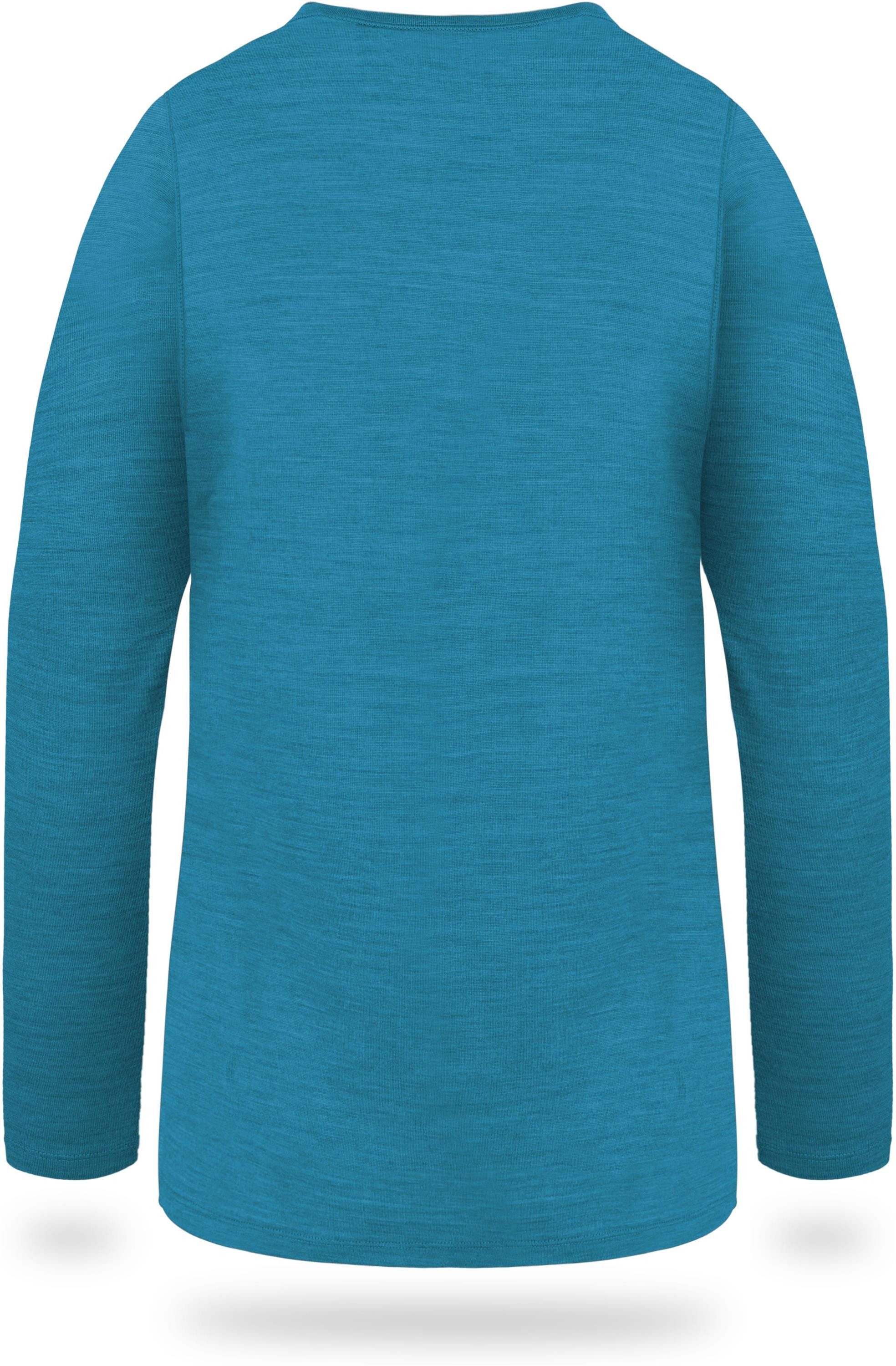 normani Funktionsshirt Kinder Merino Langarm Broome Thermounterwäsche aus 100% Bio-Merinowolle für Junge und Mädchen