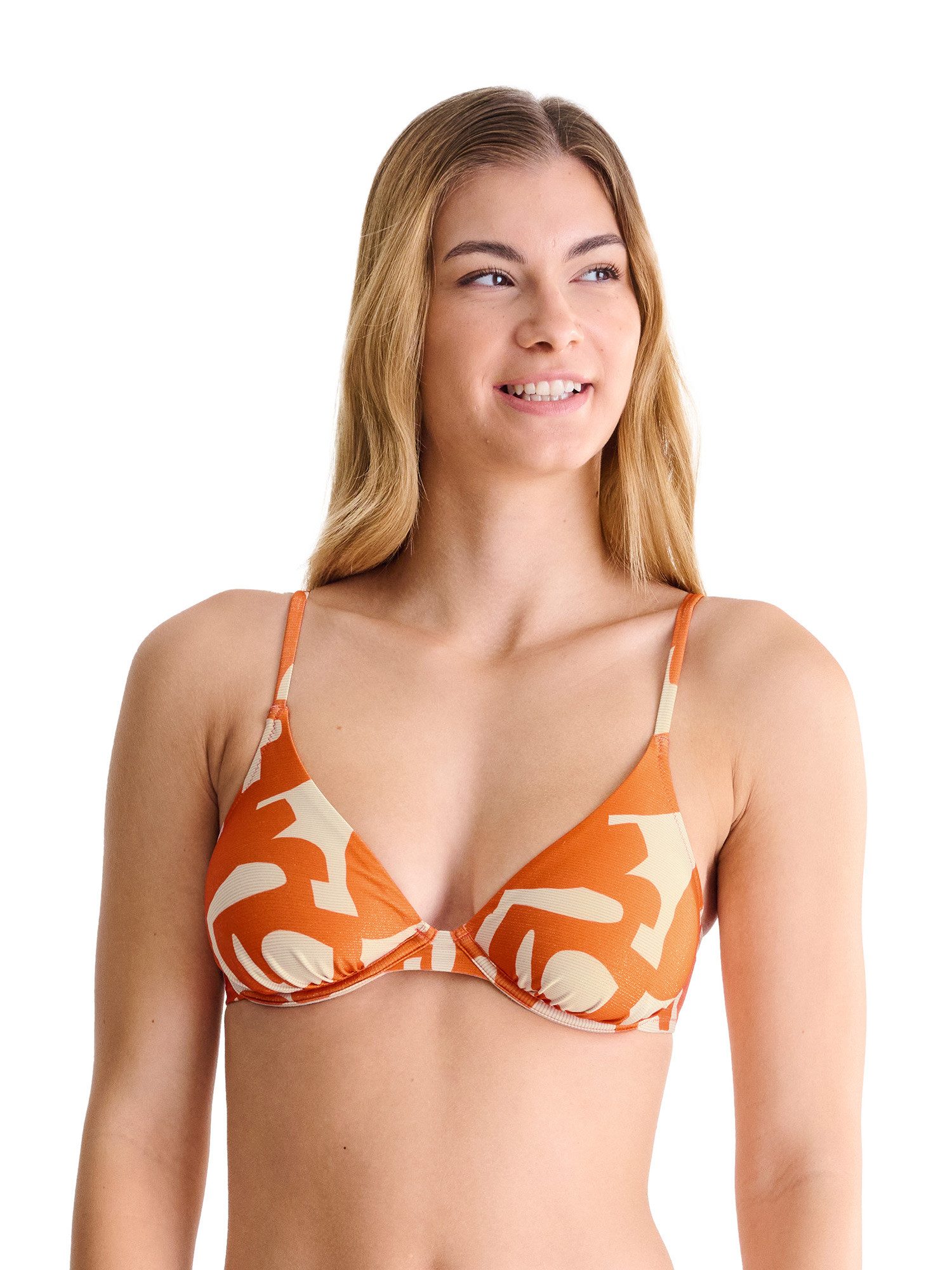 Lisca Balconette-Bikini-Top Bikini-Oberteil mit Bügel Aswan (Stück, 1-St), unwattierte Cups, Shimmer-Effekt durch metallisiertes Garn