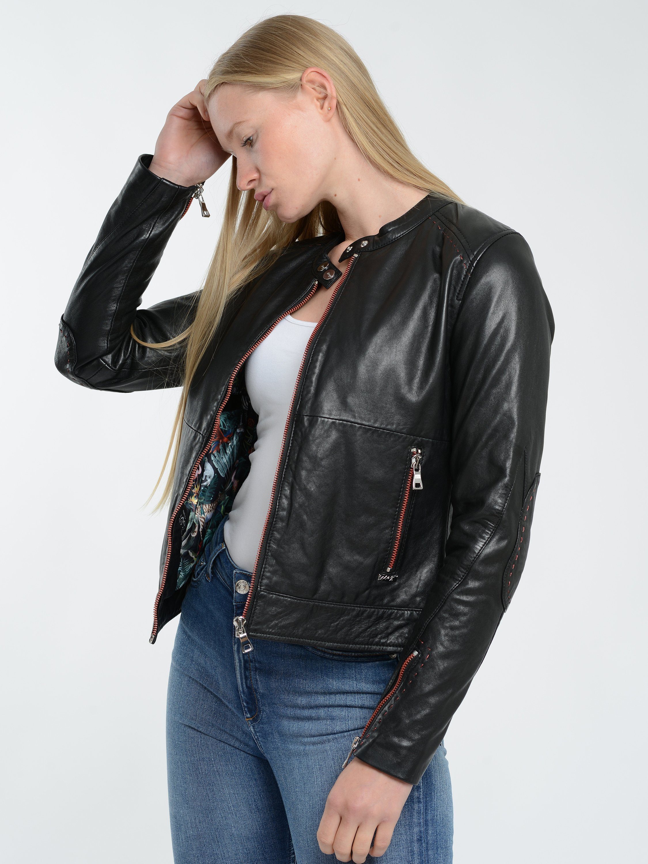 Lederjacke 42020136 Maze