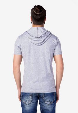 Cipo & Baxx Kapuzensweatshirt mit coolem Frontprint
