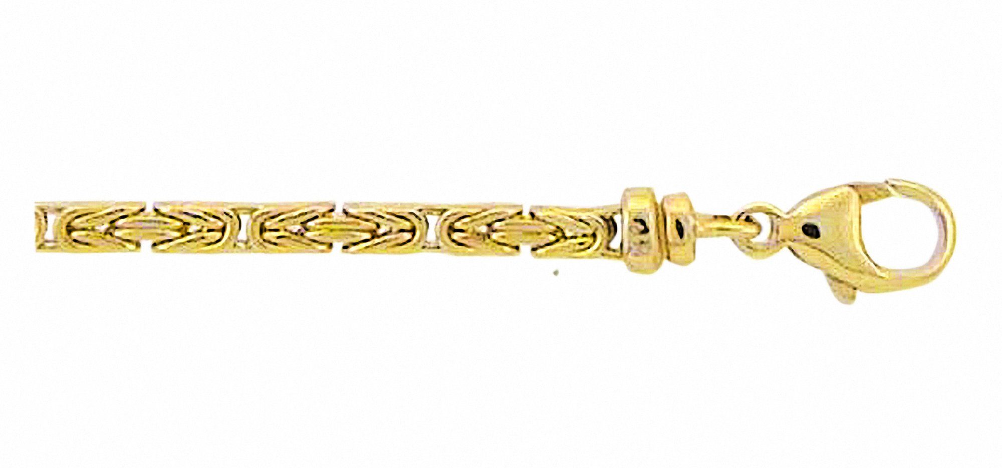 Adelia´s Goldarmband 333 Gold Königskette Armband 19 cm Ø 2,5 mm, Goldschmuck für Damen