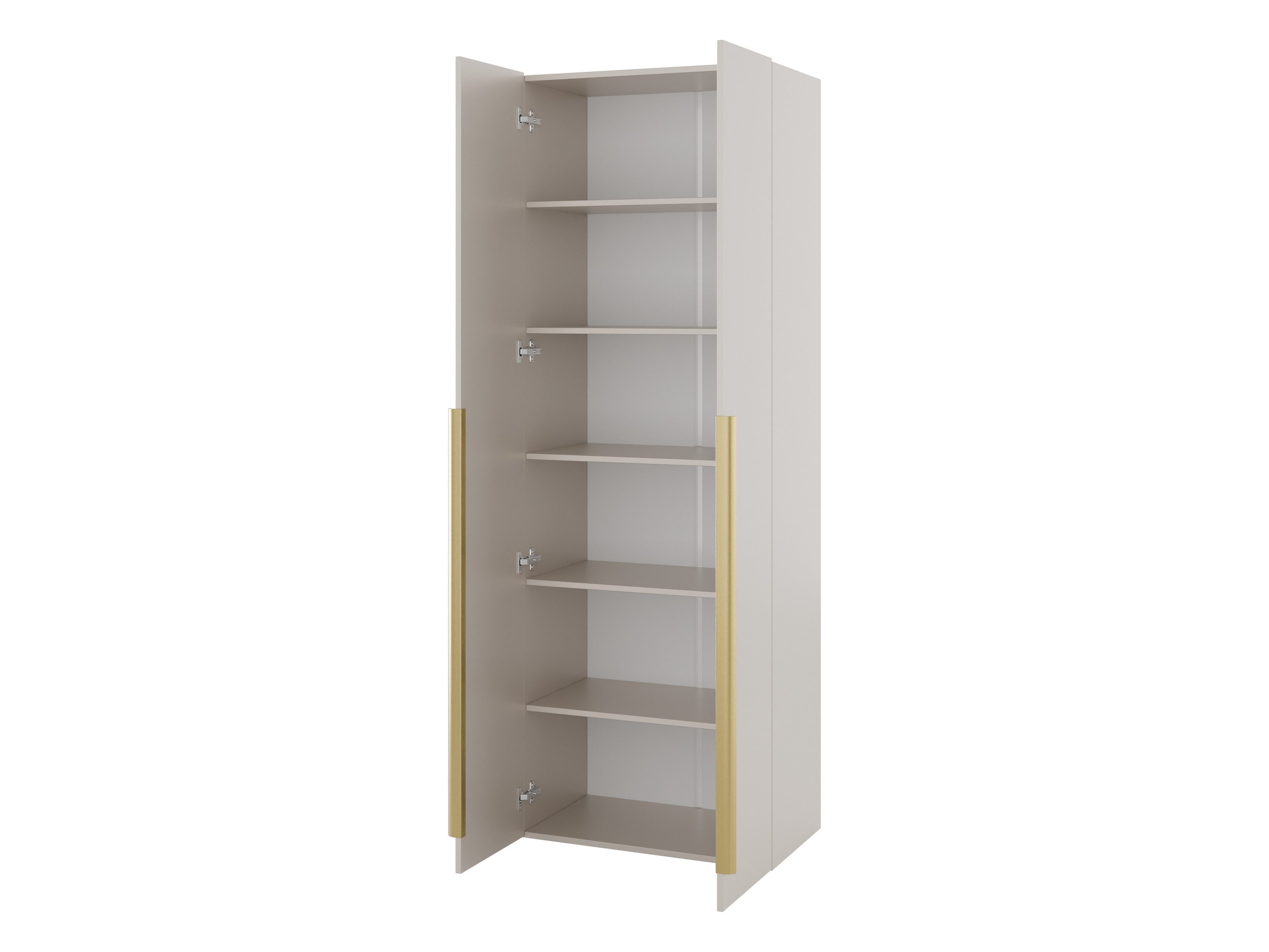 MIRJAN24 Garderoben-Set Kerkin I, (2er-Set, Kleiderschrank, Schuhschrank mit Kleiderhakenbrett), 7 Kleiderhaken für Kleidung, Gepolstertes Sitzpaneel