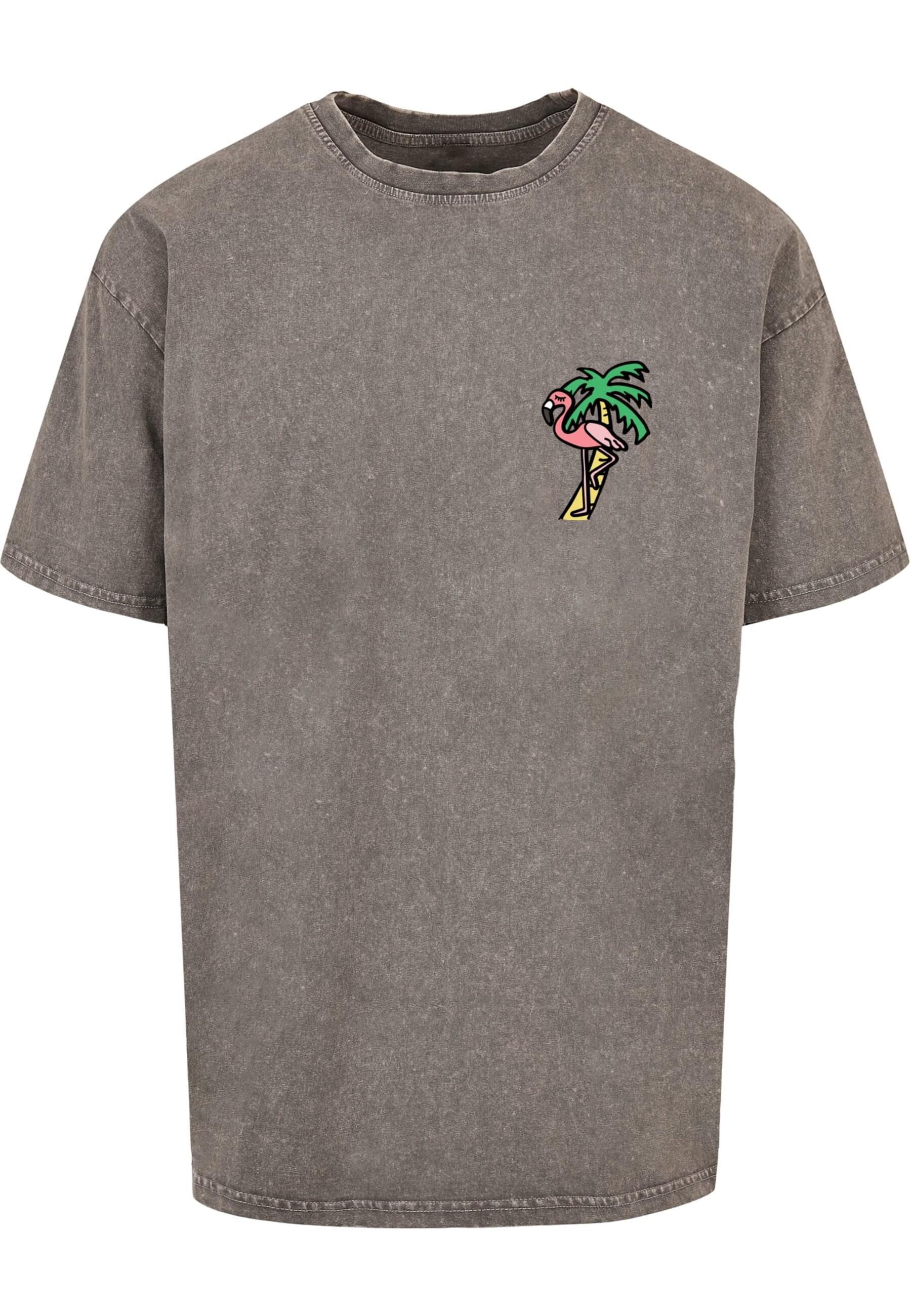 MisterTee T-Shirt MisterTee Herren Flamingo Acid günstig online kaufen