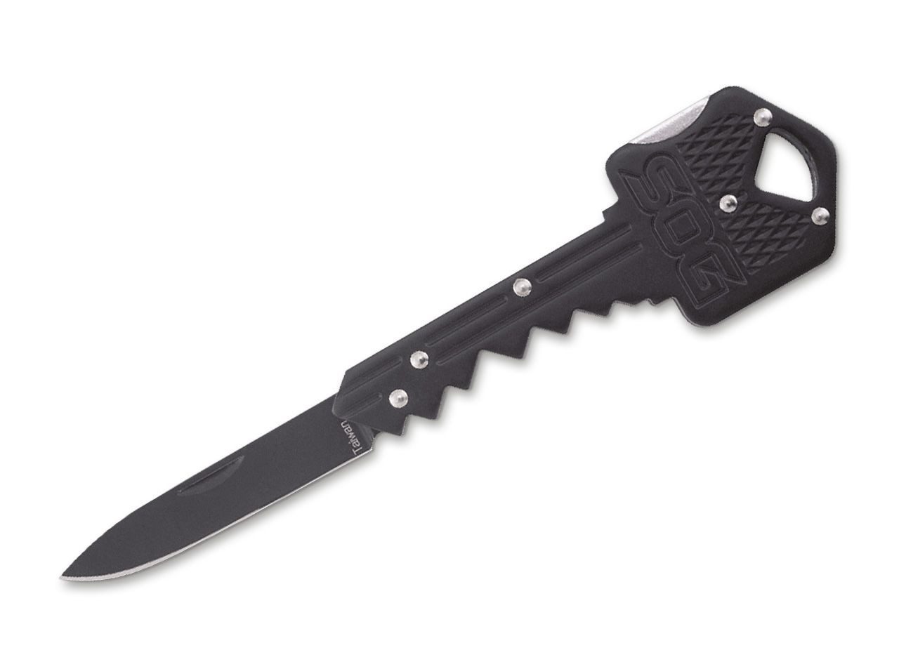Taschenmesser Taschenmesser Key Knife Black