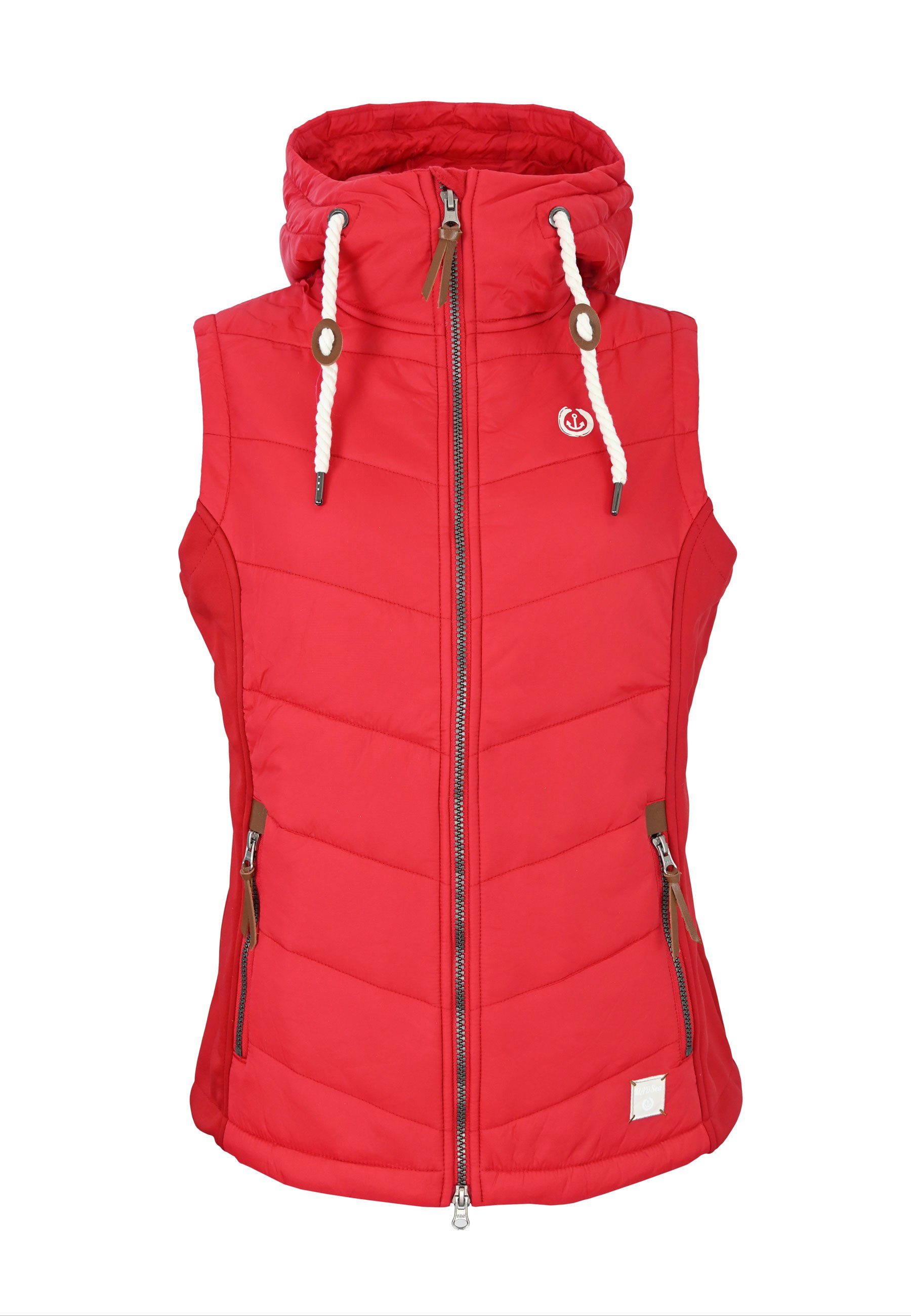 MADSea Allwetterjacke Steppweste hoher Kragen und günstig online kaufen