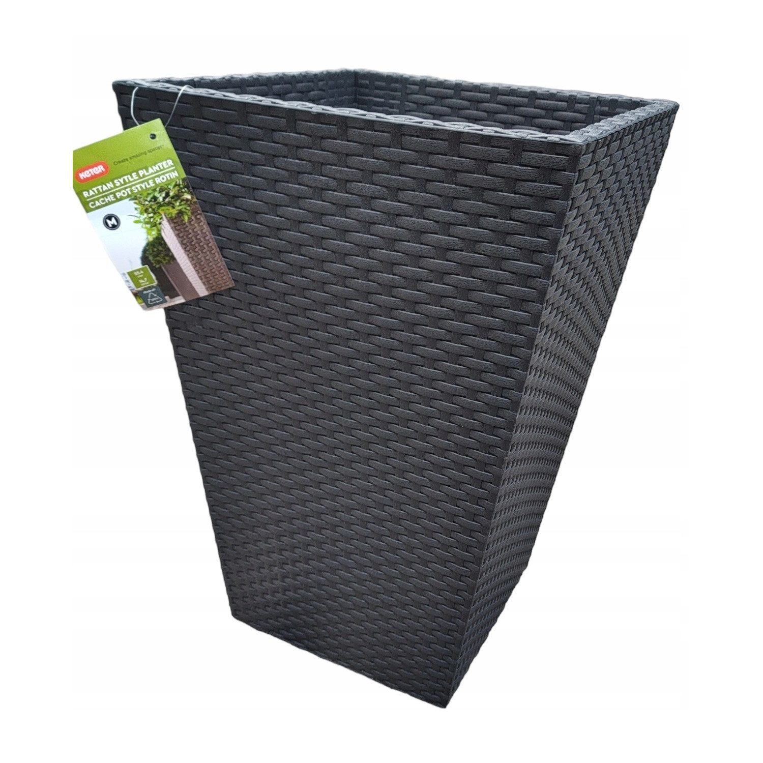 Keter Blumentopf, Rattan Pflanzgefäß M Blumentopf günstig online kaufen