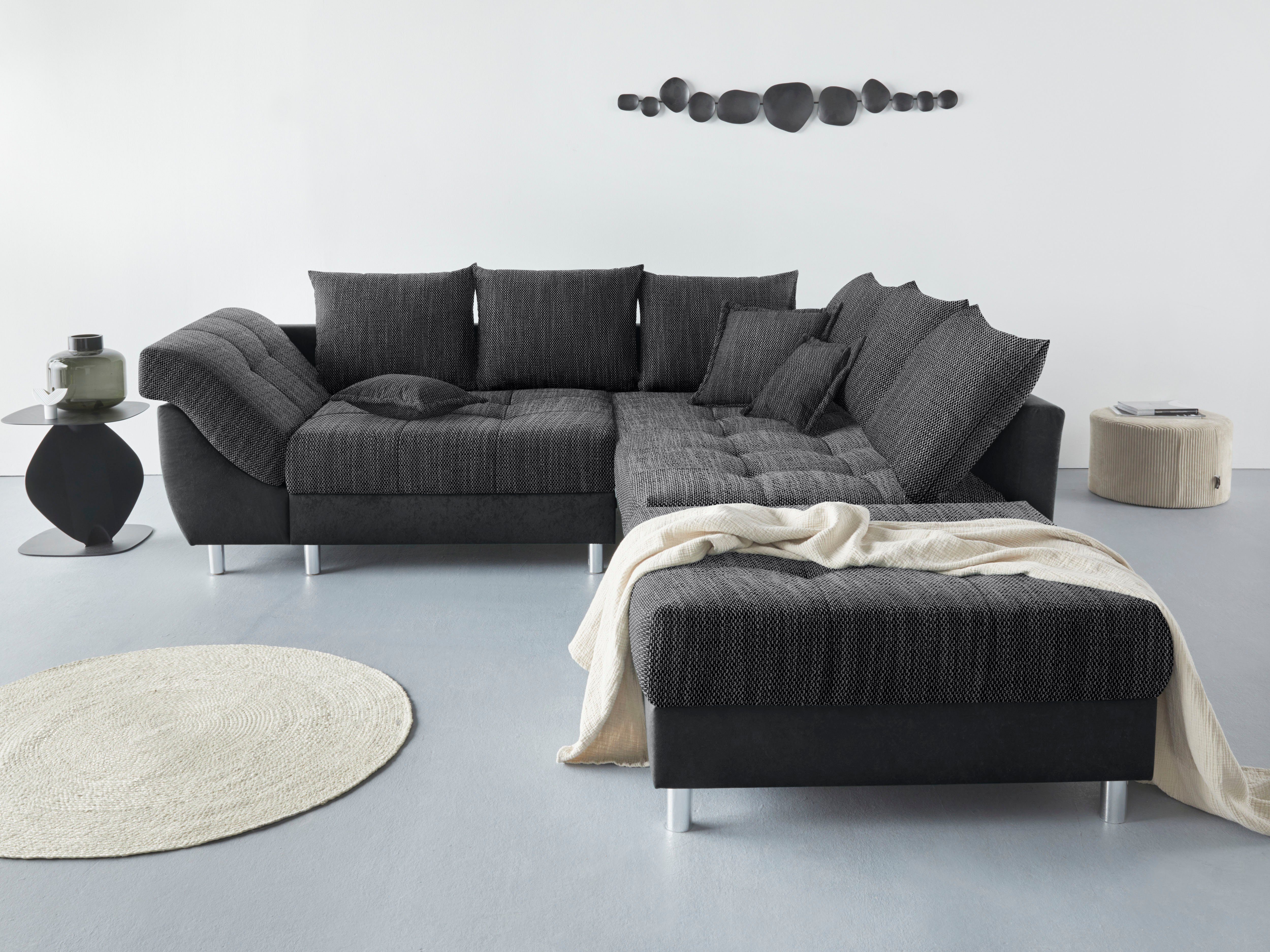 COLLECTION AB Ecksofa "(Spar-Set) Innsbruck L-Form und Hocker" Ecksofa und günstig online kaufen
