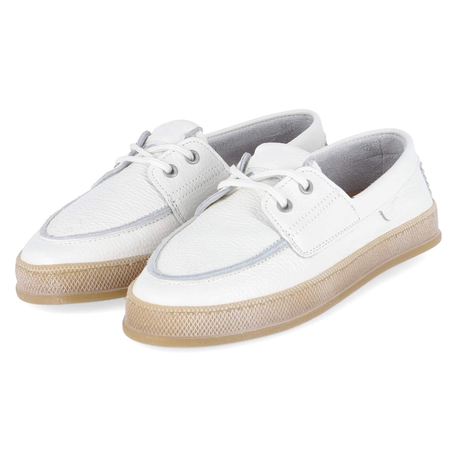 Tamaris Tamaris 1-23615-46-117 Damen Glattleder weiss Schnürschuh günstig online kaufen