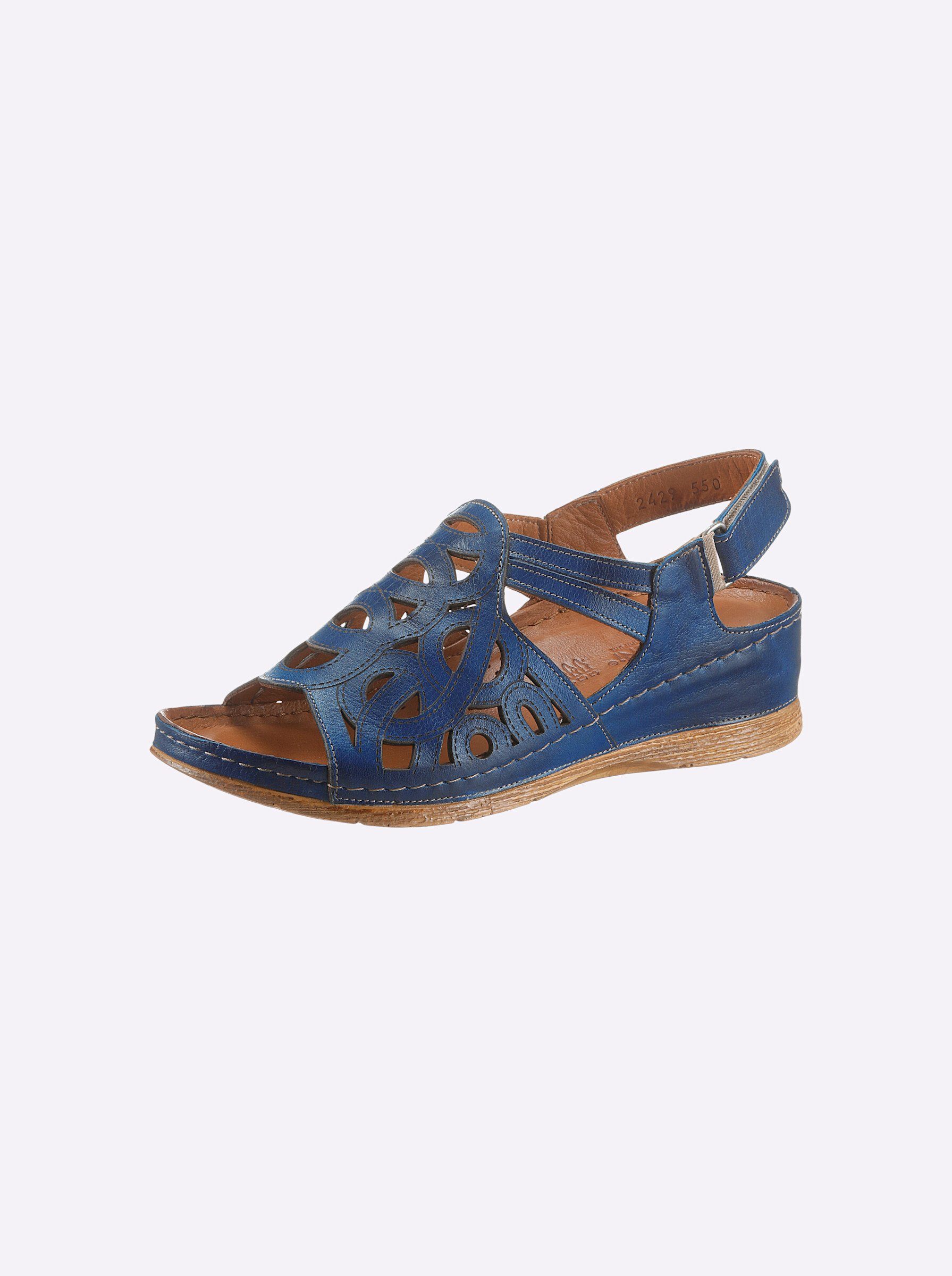 mittelblau Gemini Sandalette