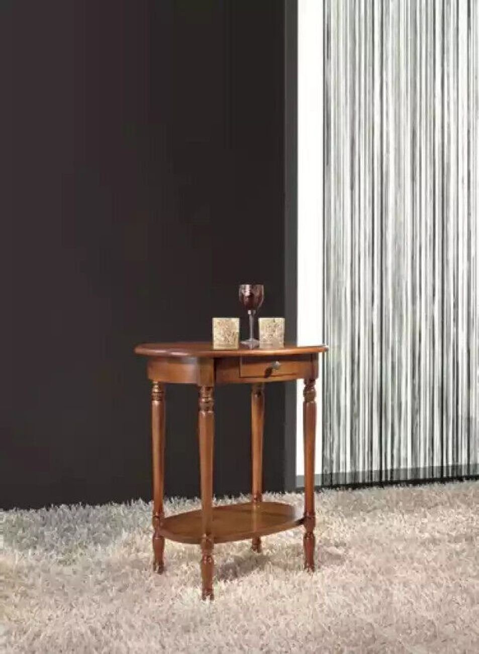 Beistell nur Beistelltisch Massiv (1-St., Kaffee Tische Italy in Made Beistelltisch), Luxus JVmoebel 1x Tisch Couchtisch Wohnzimmer