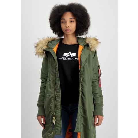 Alpha Industries Winterjacke ALPHA INDUSTRIES Women - Field Jackets Long Fishtail Wmn