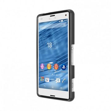 Artwizz Smartphone-Hülle Artwizz TPU Case - Artwizz TPU Case - Ultra dünne, elastische Schutzhülle mit matter Rückseite für Xperia Z3 Compact, Schwarz