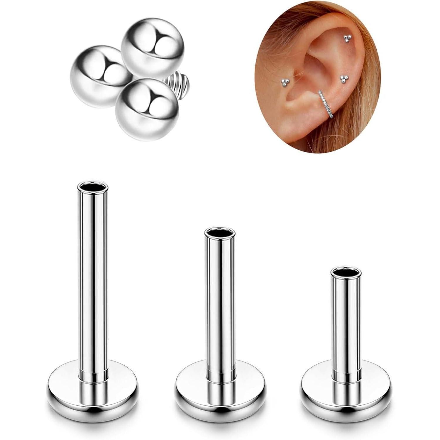 LuxusKollektion Schmuckset Titan Helix Piercings Tragus günstig online kaufen