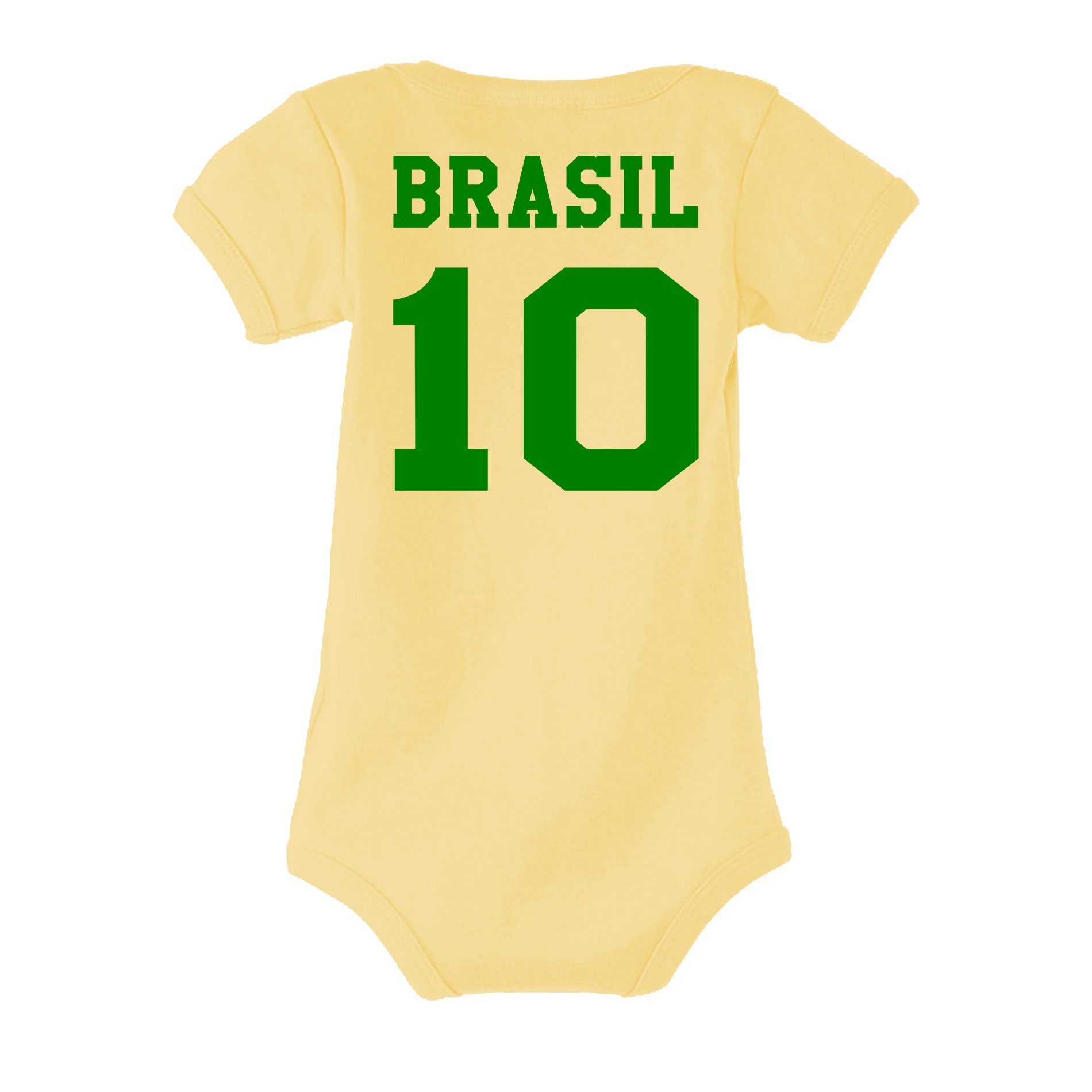 Strampler Sport & WM Weltmeister Fussball Body Copa Brasilien Baby Kinder Trikot Brownie Blondie