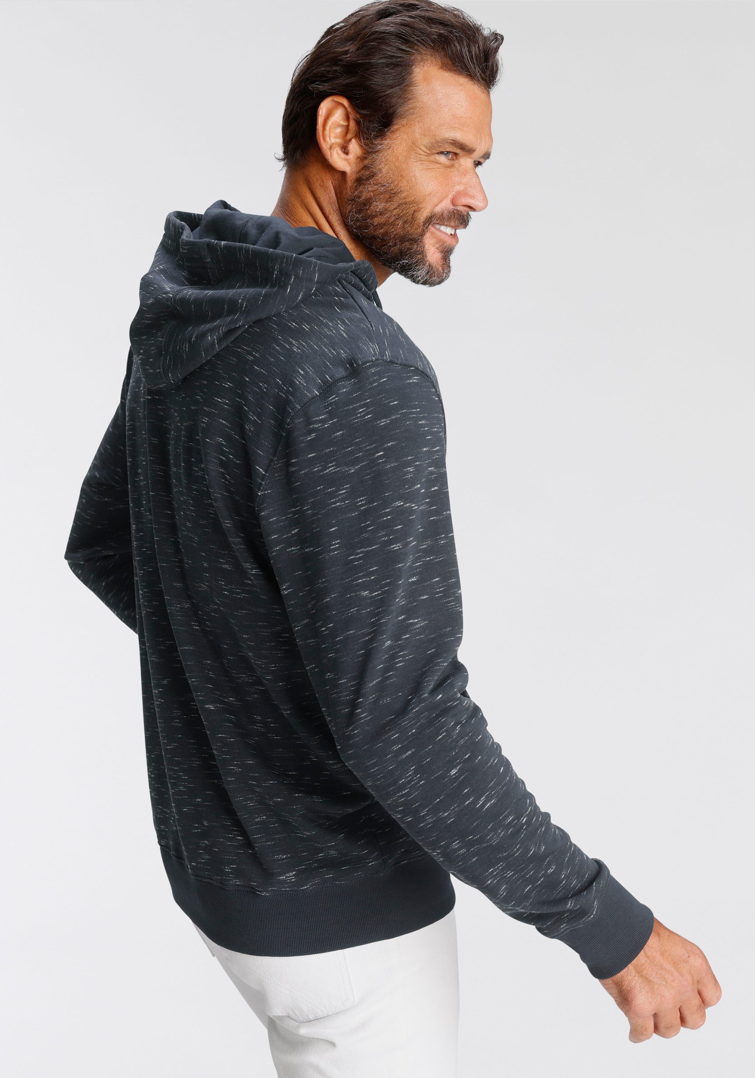 Man's World Kapuzensweatshirt Langarm, mit Rippbündchen, günstig online kaufen