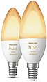 Philips Hue »Philips Hue White Amb. Doppelpack E14 2x470lm!« LED-Leuchtmittel, E14, 2 Stück, Warmweiß, CCT-Farbtemperatursteuerung von 2200 - 6500 Kelvin - warmweiß bis tageslichtweiß, Bild 1