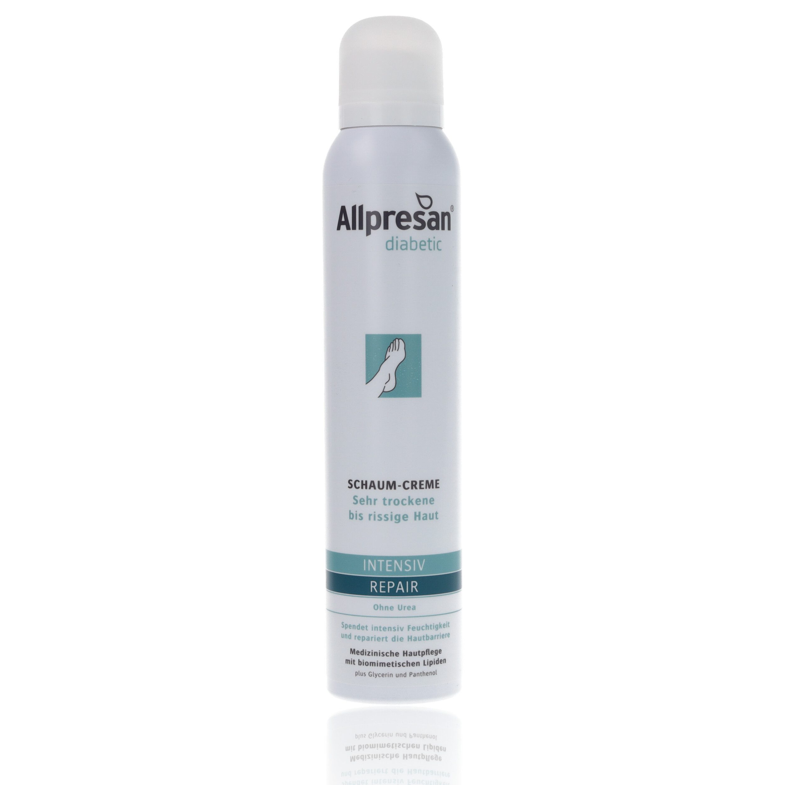 Fußschaum Allpresan diabetic INTENSIV + REPAIR Schaum-Creme ohne Urea 200ml
