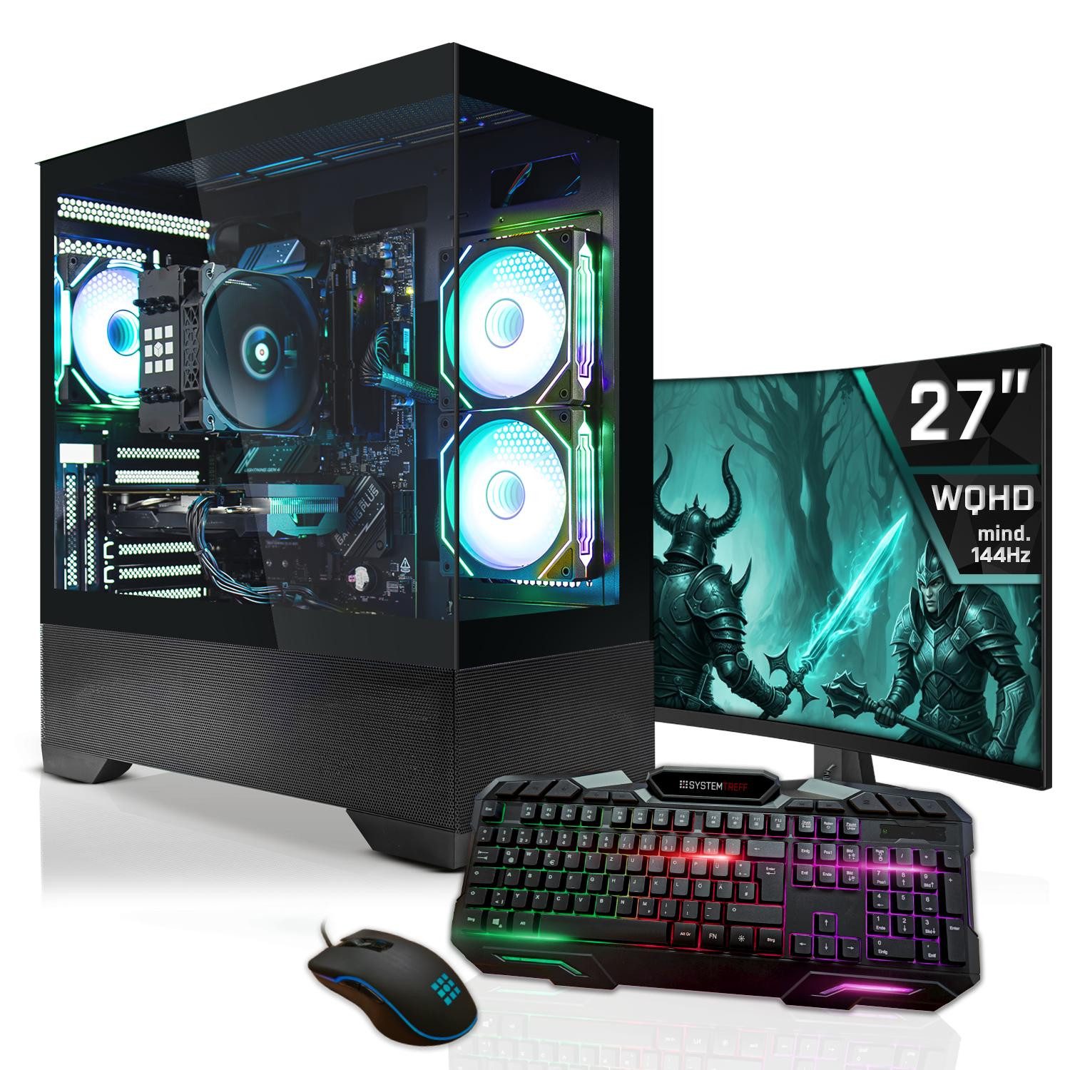 SYSTEMTREFF AMD Ryzen 7 5800X3D mit Nvidia GeForce RTX 5060 Ti 8GB Gaming-PC-Komplettsystem (27", AMD 5800X3D 5800X3D, Nvidia GeForce RTX 5060 Ti, 32 GB RAM, 1000 GB SSD)