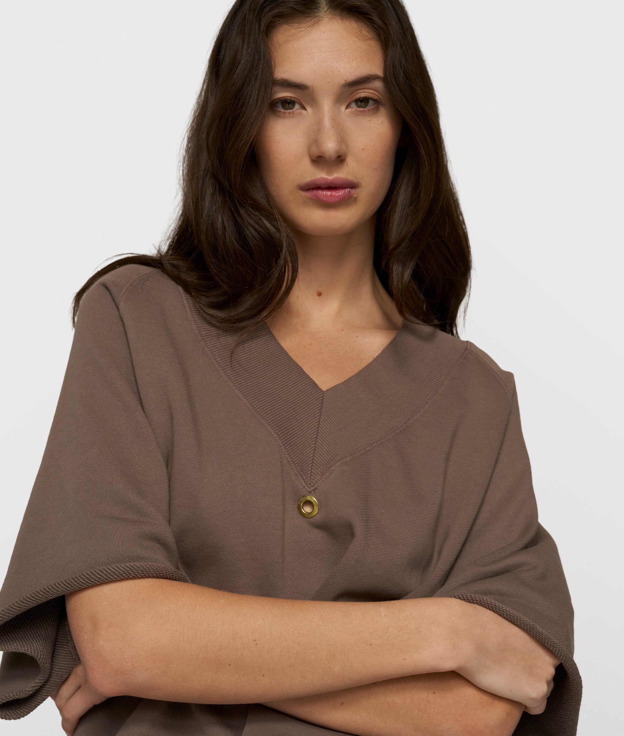 10DAYS Rundhalspullover short sleeve sweater v-neck günstig online kaufen