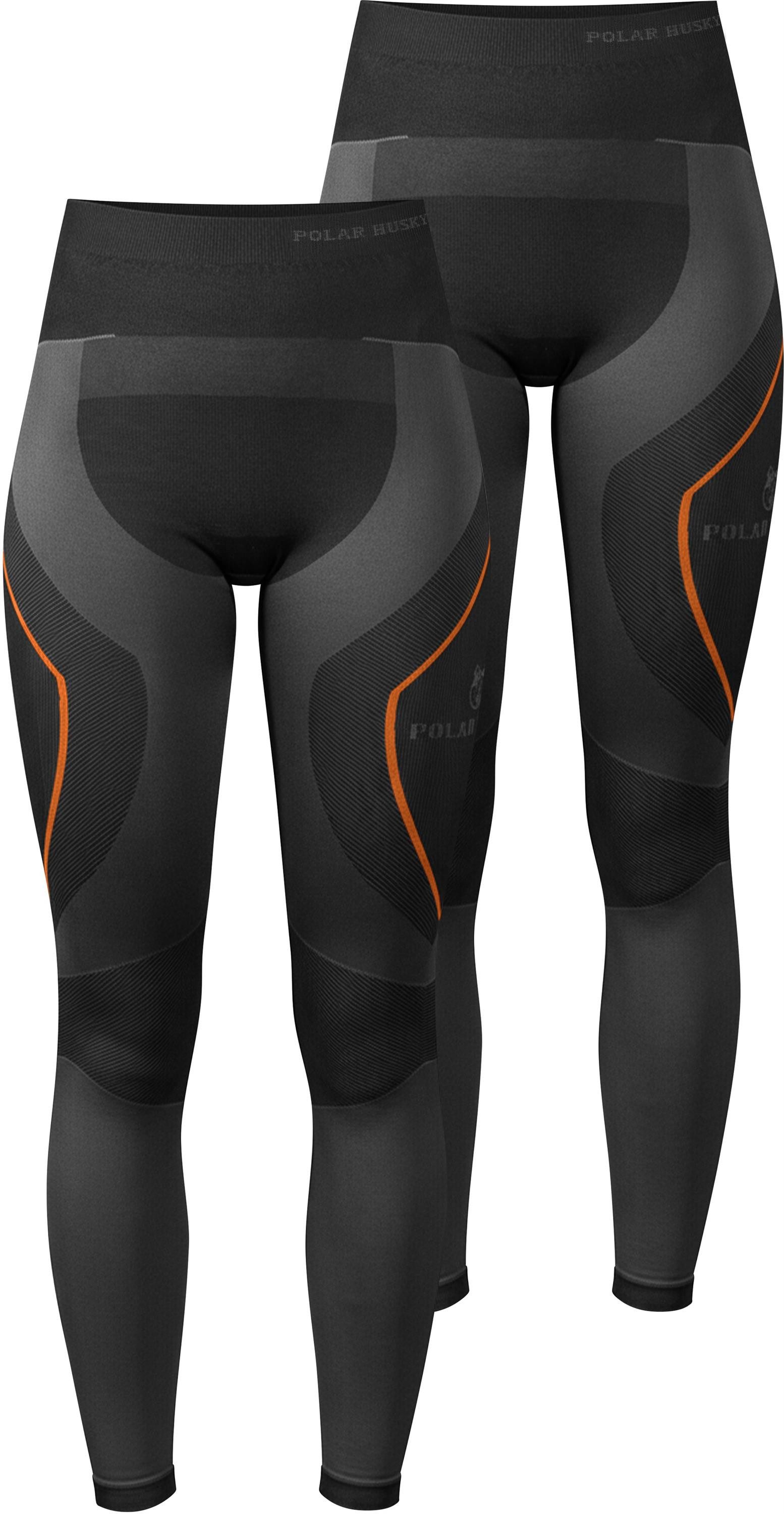 normani Funktionsunterhemd 2 x Thermounterhose Lange Skiunterwäsche für Damen Thermohose für Frauen