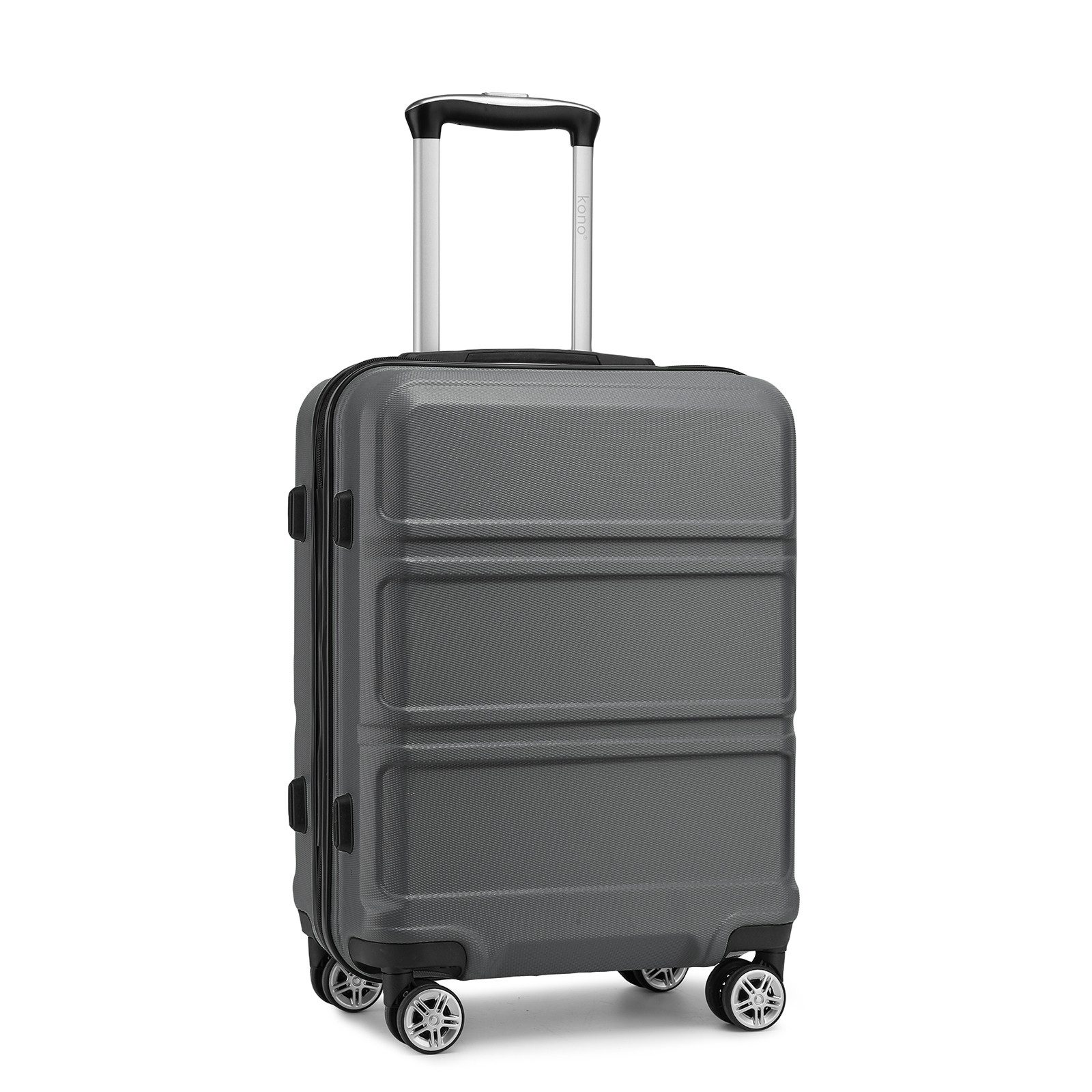 KONO Hartschalen-Trolley mit TSA-Schloss - Reisekoffer günstig online kaufen