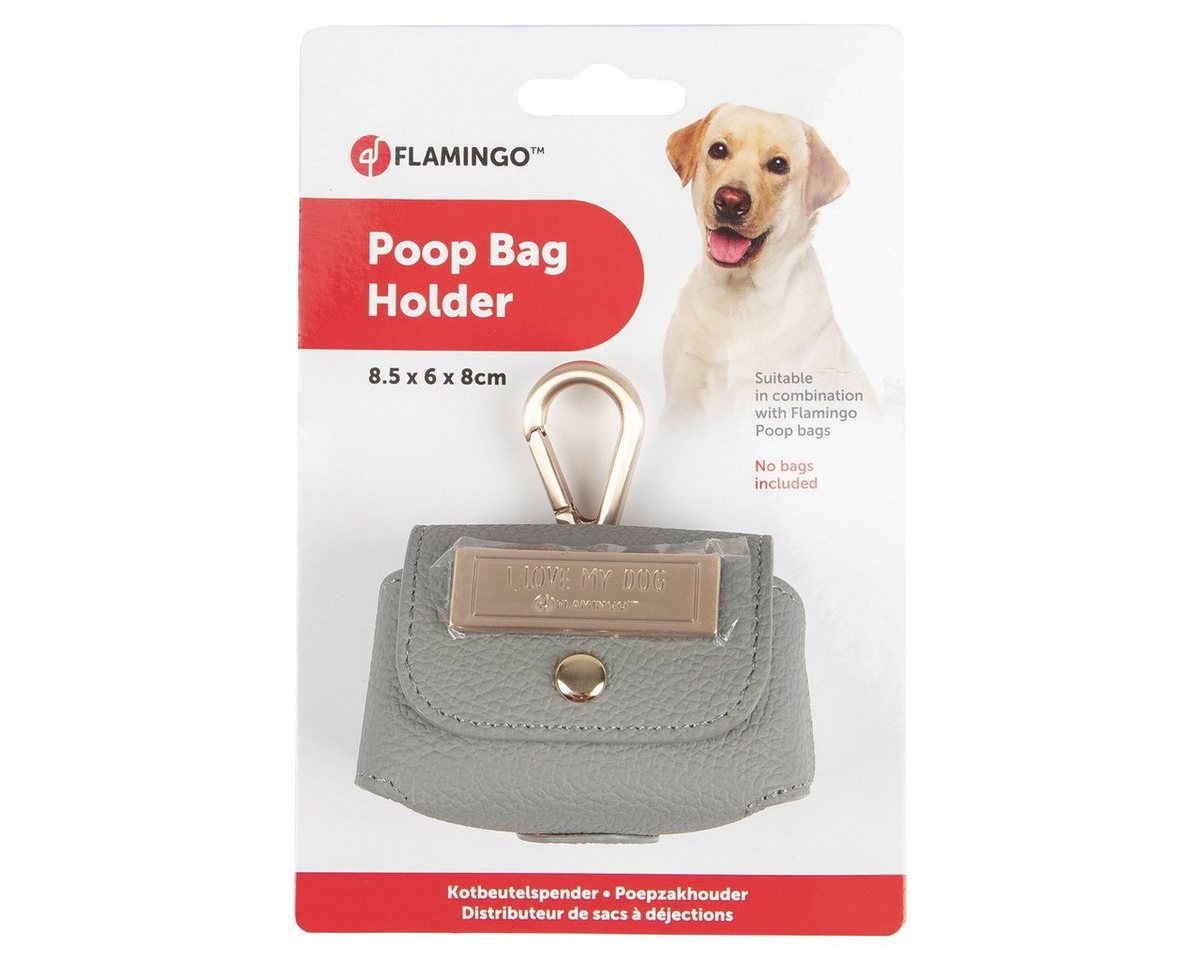 Thumbnail - Flamingo Hundekotbeutel Kotbeutelspender Quint grau