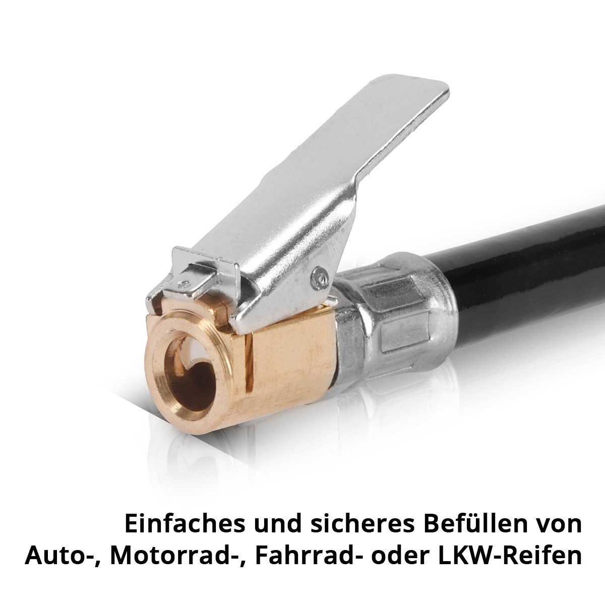 STAHLWERK Reifenfüllmessgerät Digitale Druckluft-Reifenfüllpistole DRD-16 ST
