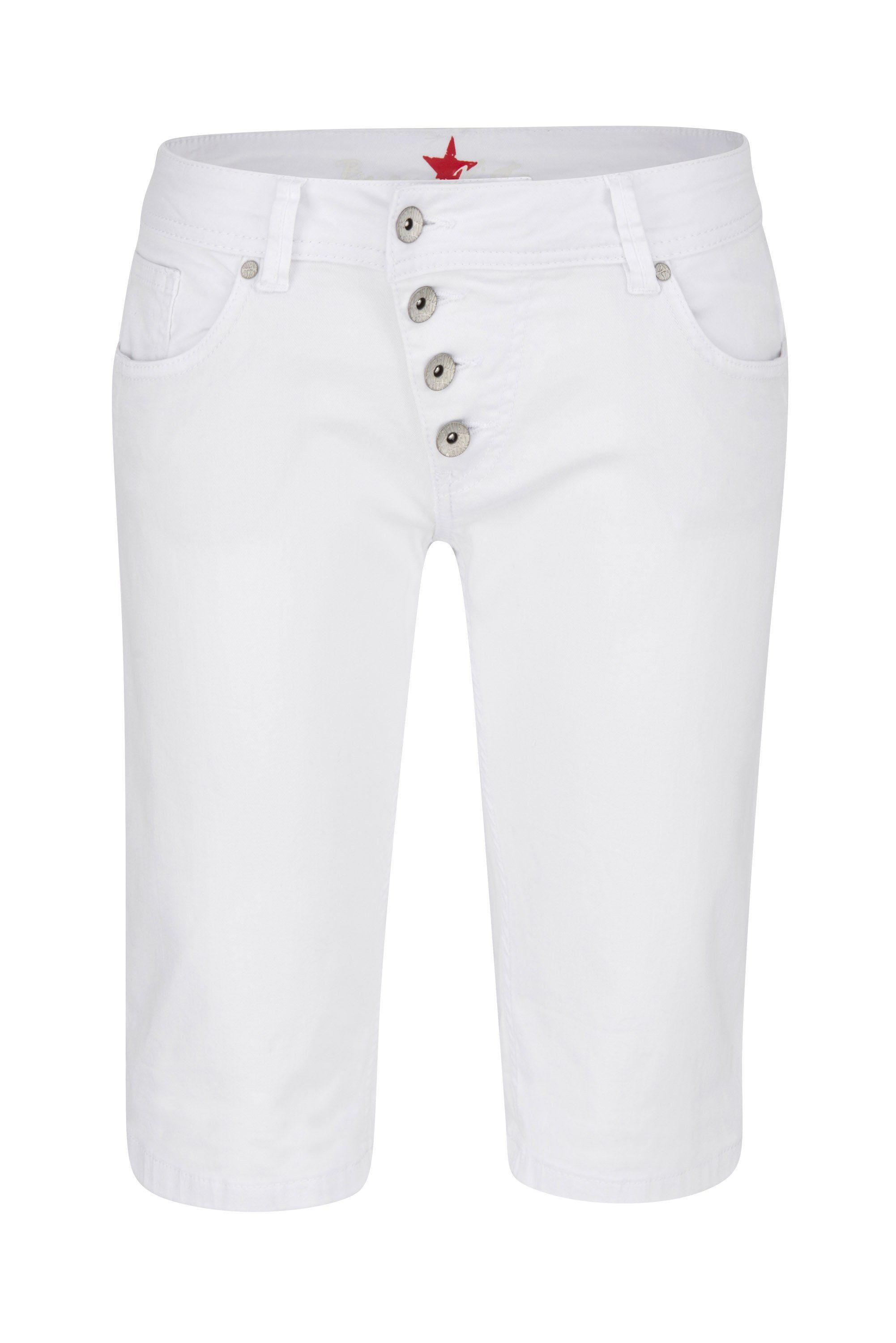 Stretch-Jeans BUENA VISTA MALIBU SHORT white 2106 J5025 502.032 - Stretch Twill
