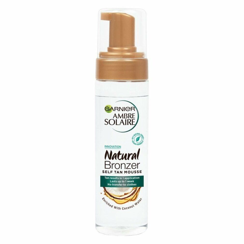GARNIER Bronzer-Puder - Ambre Solaire Natural Bronzer Selbstbräuner Mousse 200ml