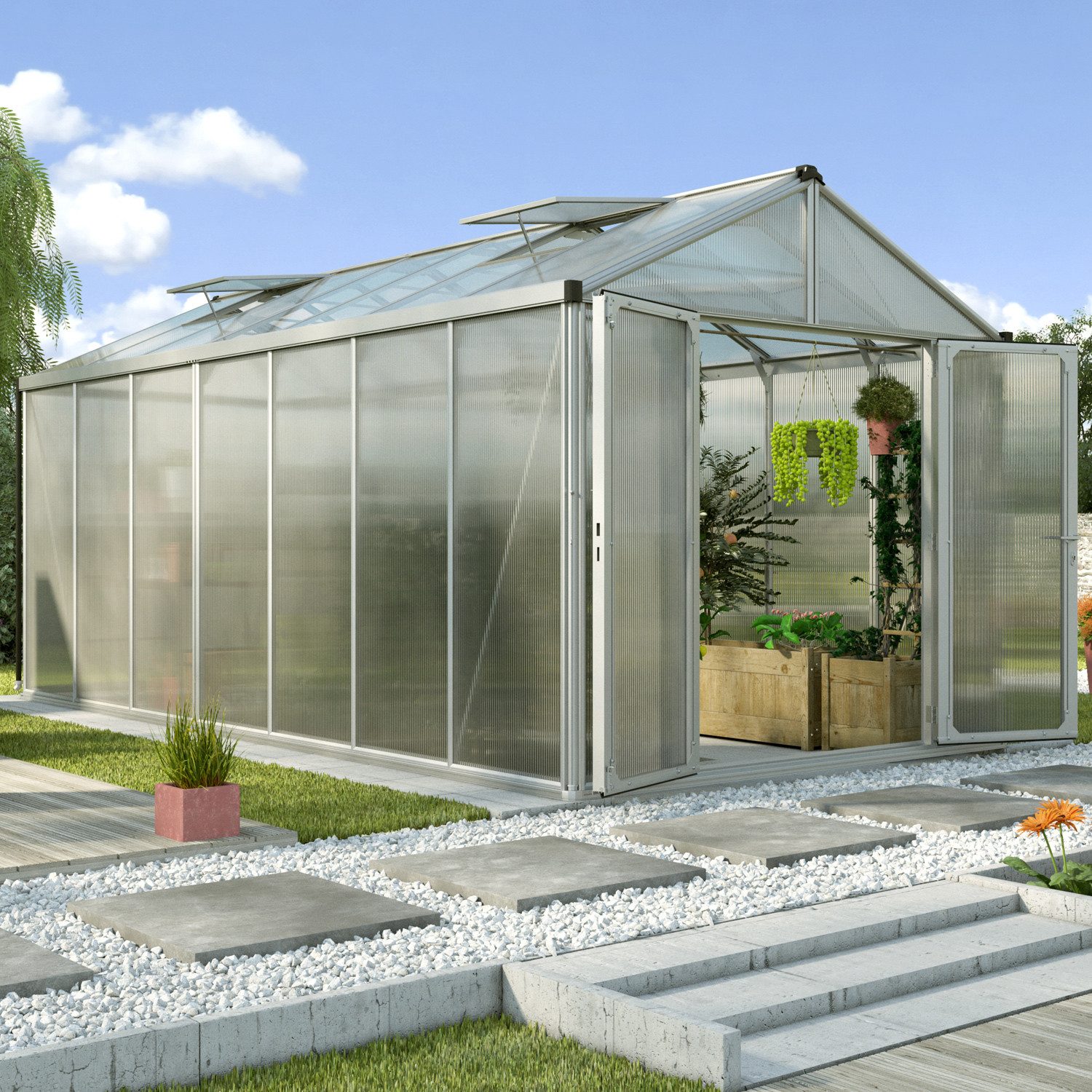 Vitavia Gewächshaus Zeus Comfort 13800,...