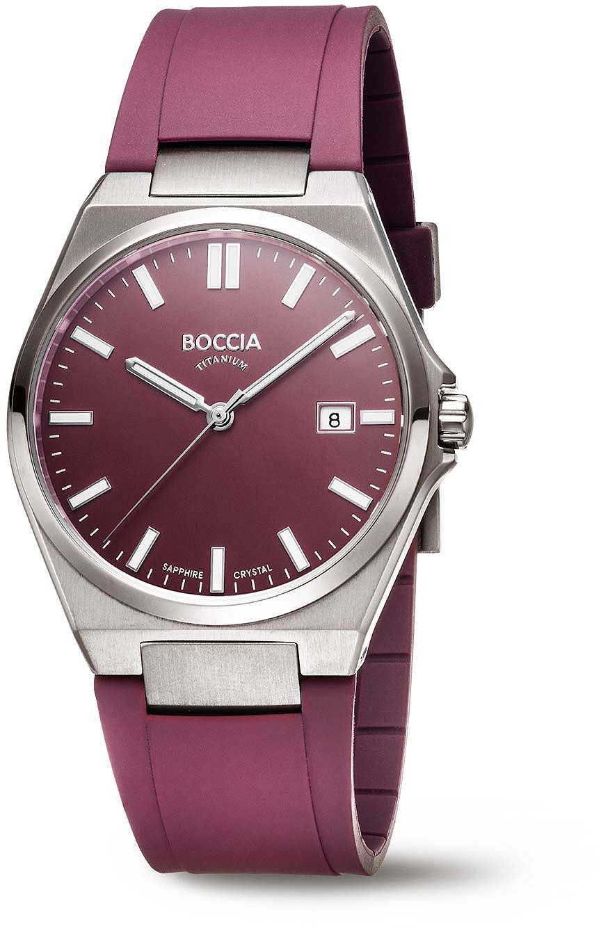 Boccia Quarzuhr Damen/Herrenuhr - Boccia Modell: 3667-03