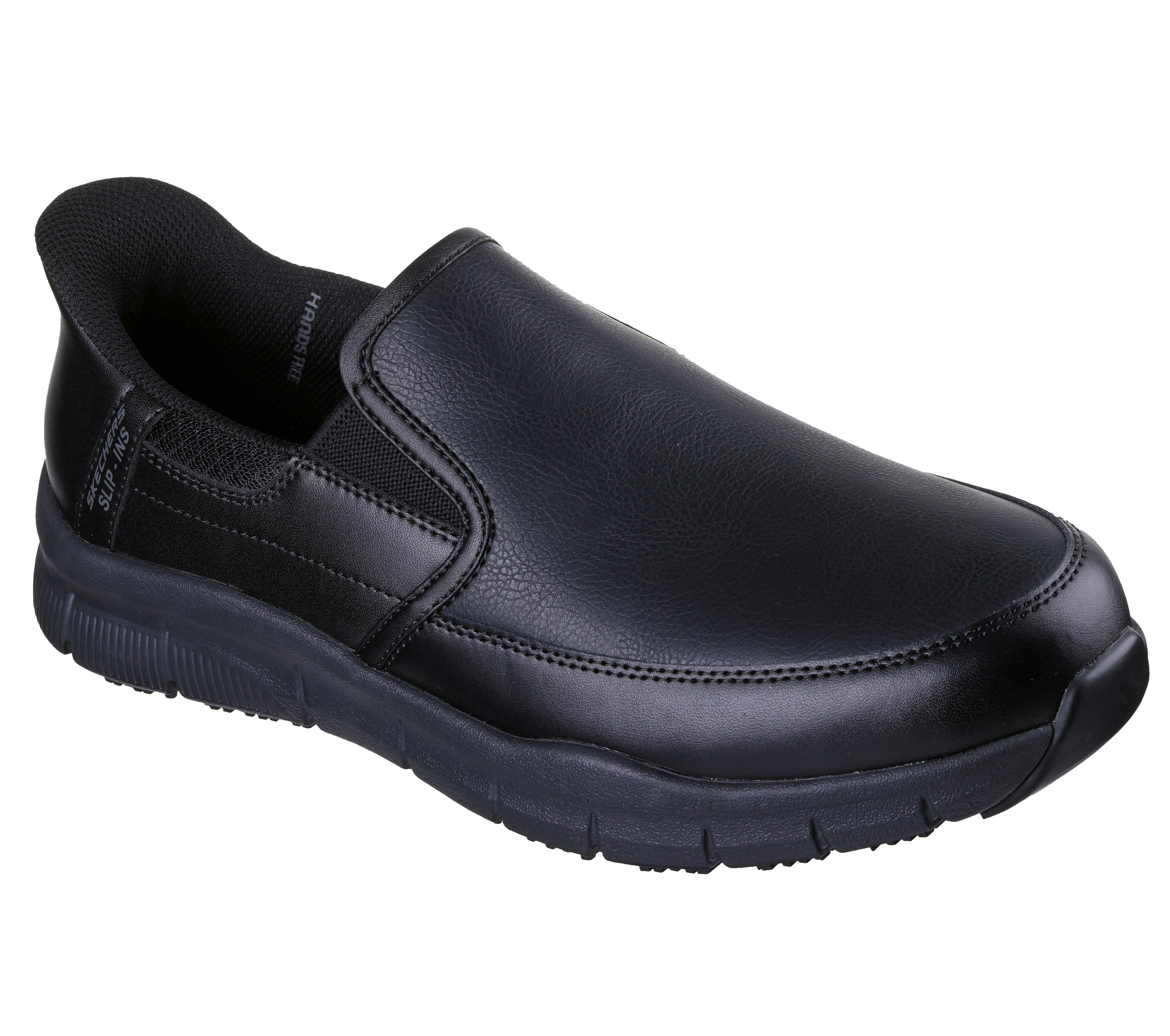 Skechers NAMPA-BROXTIN Berufsschuh Slip-on Sneaker, Schlupfschuh für Gastronomie und Pflege