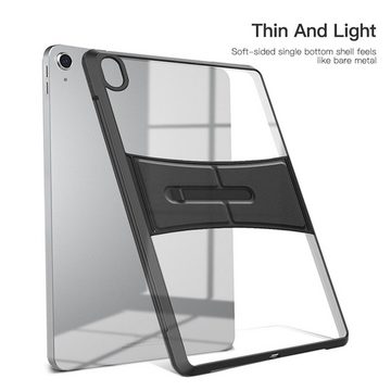 Wigento Tablet-Hülle Für Apple iPad 10.9 2022 10 Gen. aufstellbare Schock Acryl Blau Tablet Tasche Etuis