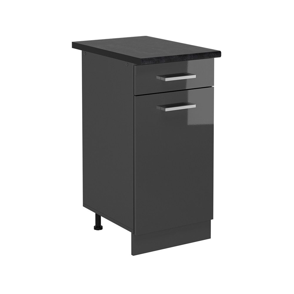 Vicco Unterschrank R-Line, Anthrazit Hochglanz/Anthrazit, 40 günstig online kaufen