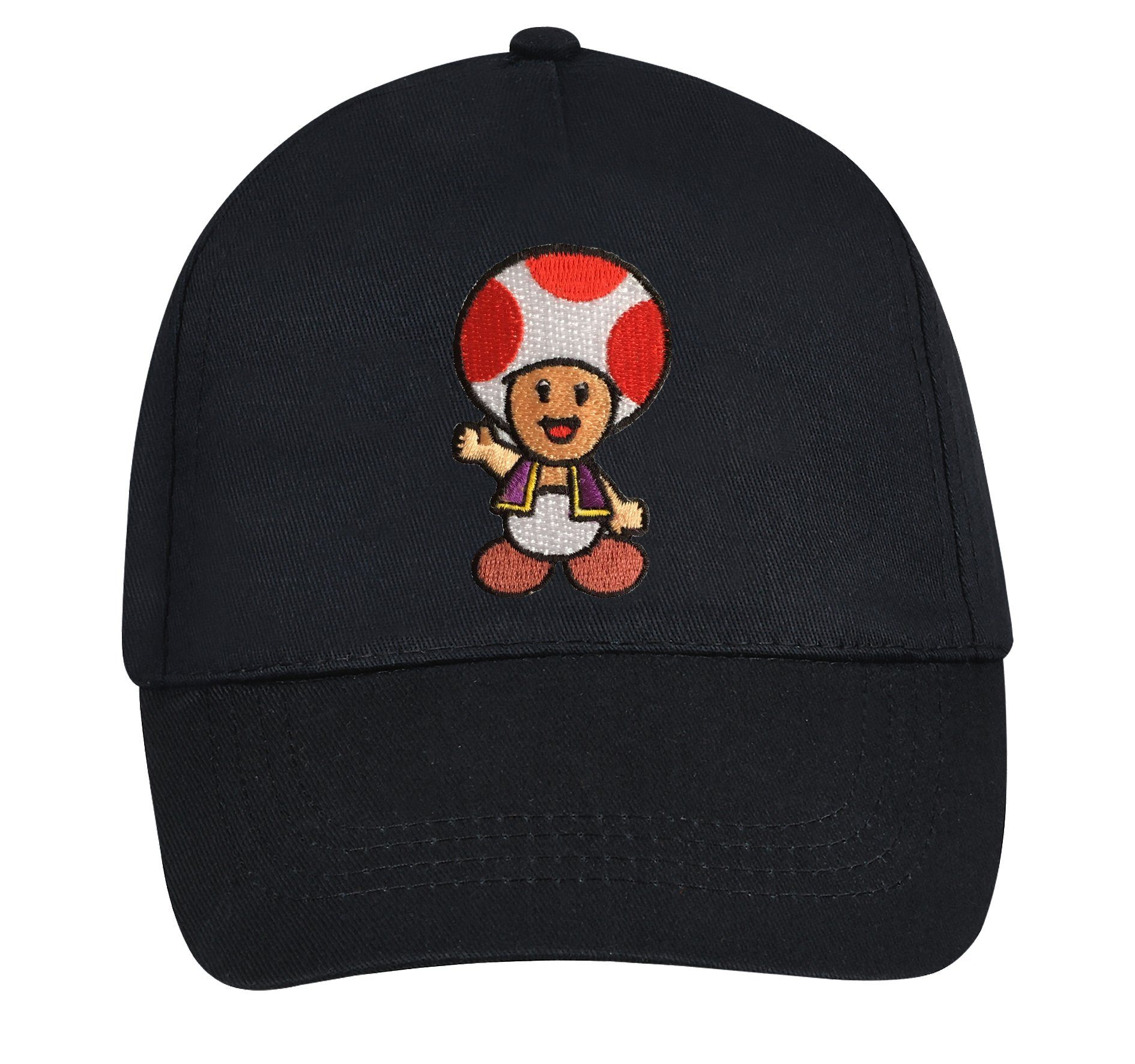 Toad mit Cap Stickerei Youth modischer Logo Schwarz Baseball Cap Kinder Designz