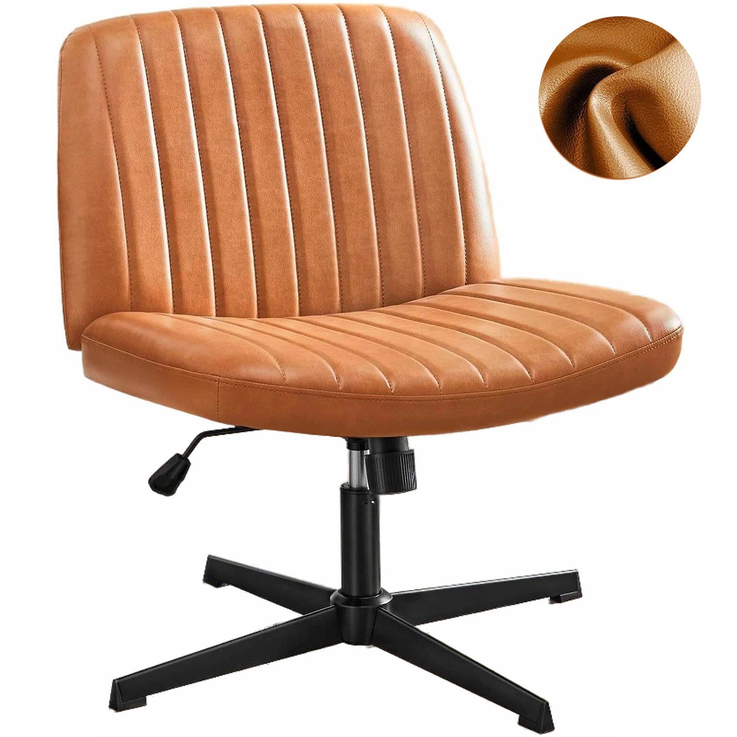 JOEAIS Chefsessel Bürostuhl PU Leder Schreibtischstuhl Stuhl Office Chair Drehstuhl (Computerstuhl), 110 kg Bürostuhl Ergonomisch Sessel Wippfunktion