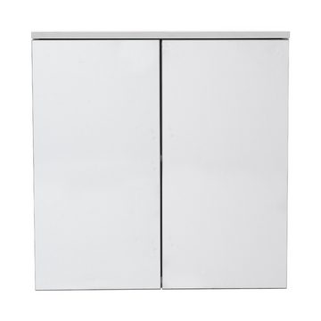 HT Badezimmerspiegelschrank Spiegelschrank mit Ablageflächen, 58.5x60x14cm