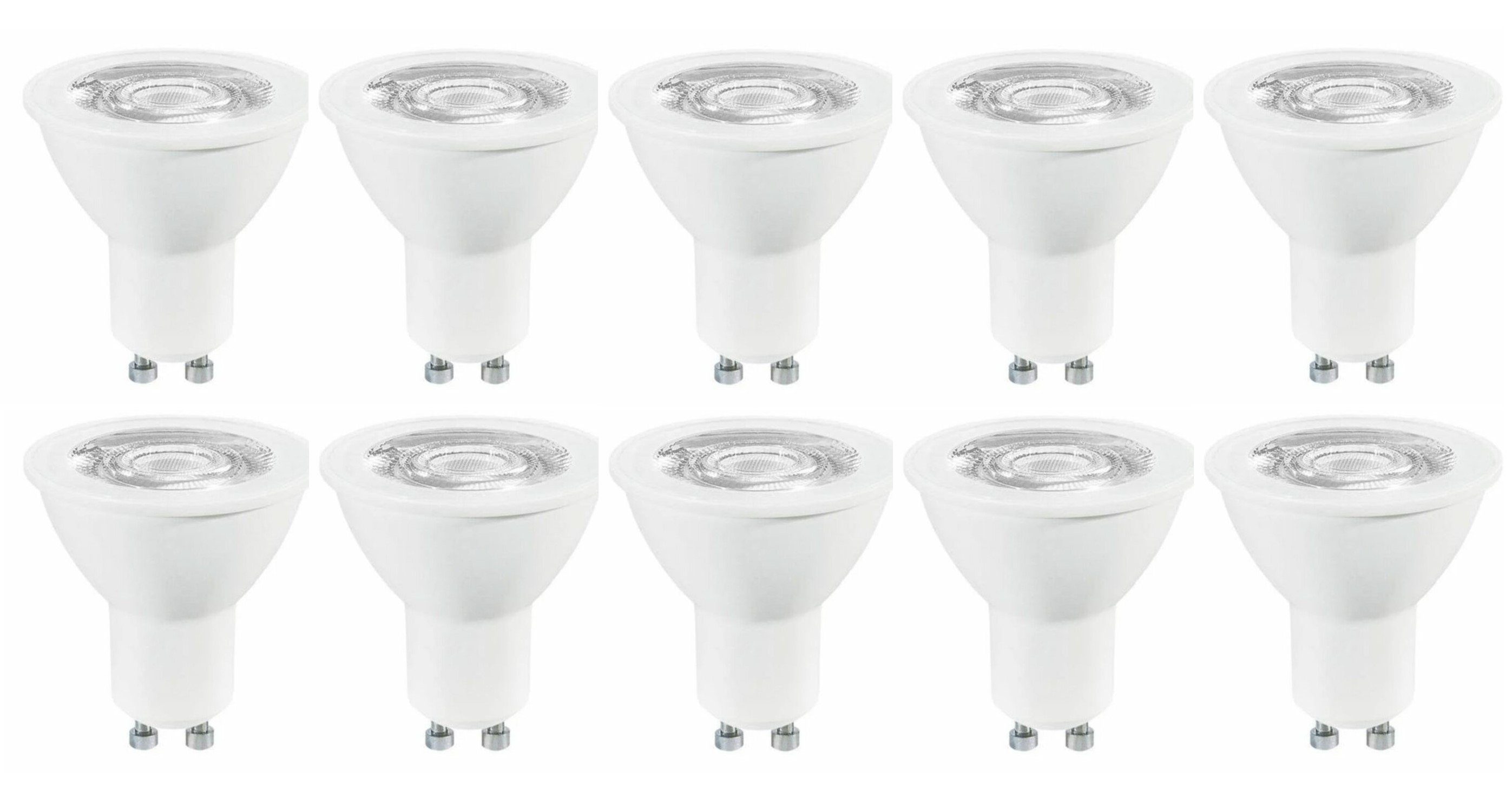 Ledvance LED-Leuchtmittel 10x LED Bellalux GU10 Reflektor 5W = 50W 350lm 230V 36° Warmweiß 2700K, GU10, Warmweiß